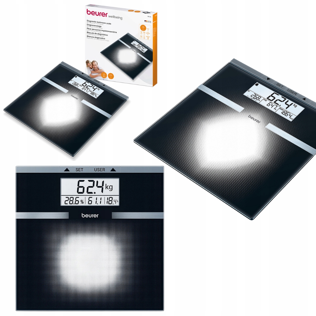 Koupelnová váha Beurer BG21 s analýzou složení těla