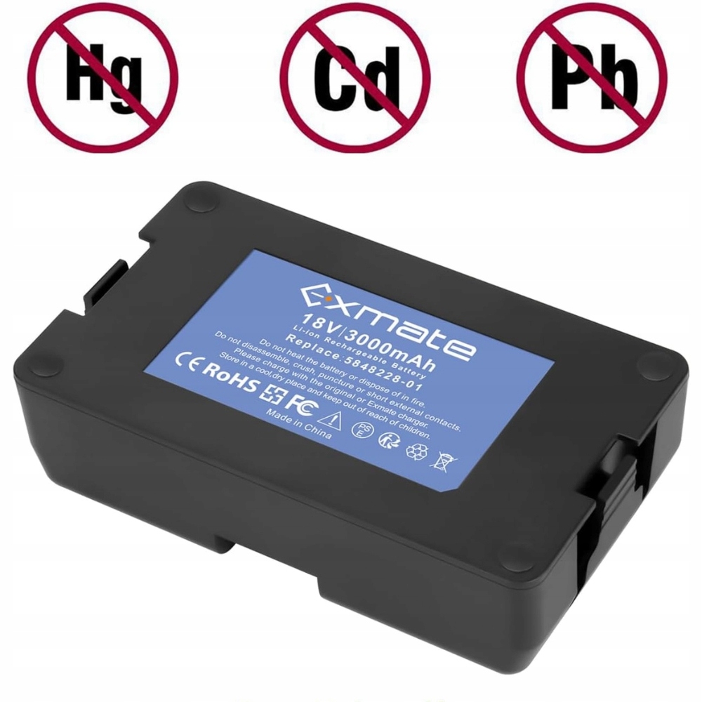 Exmate 18 V 3000 mAh Akumulator Zamienny do Husqvarna Automower