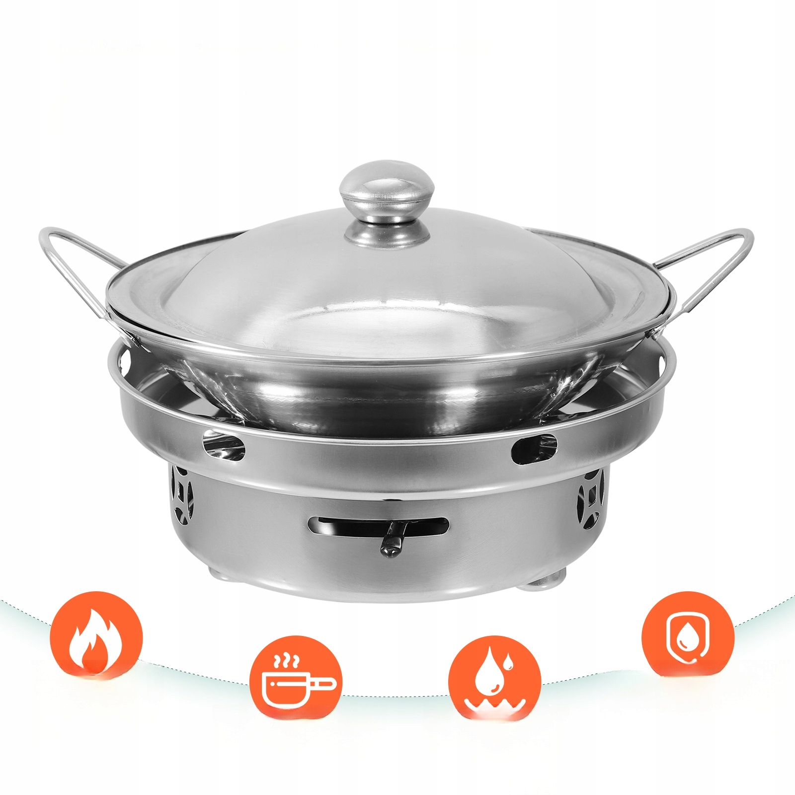 MAŁE NACZYNIA DO PIECZENIA HOT POT CAMPING Marka bez marki