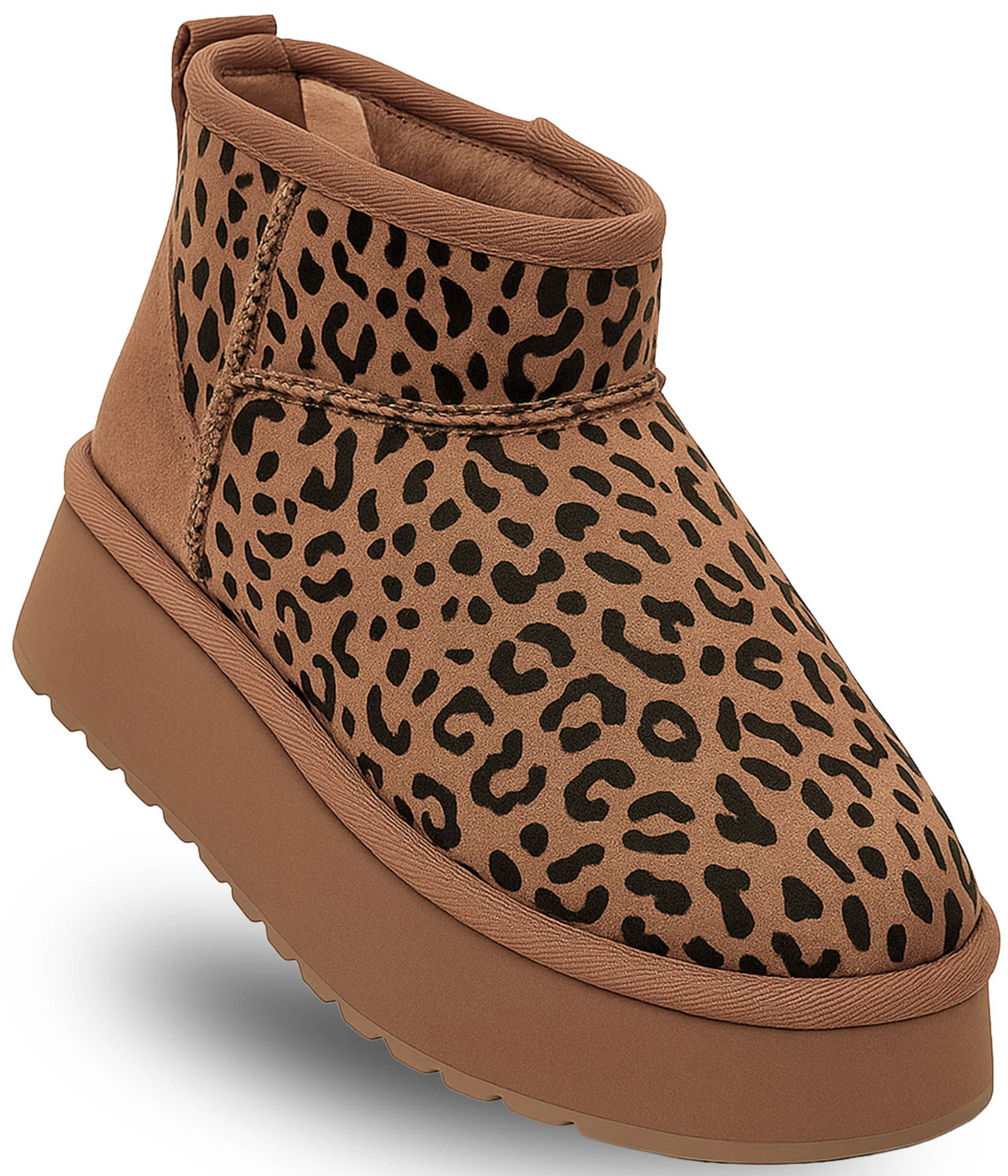 Solo Soprani Dámské kožené sněhule na lehké platformě SSW521P36