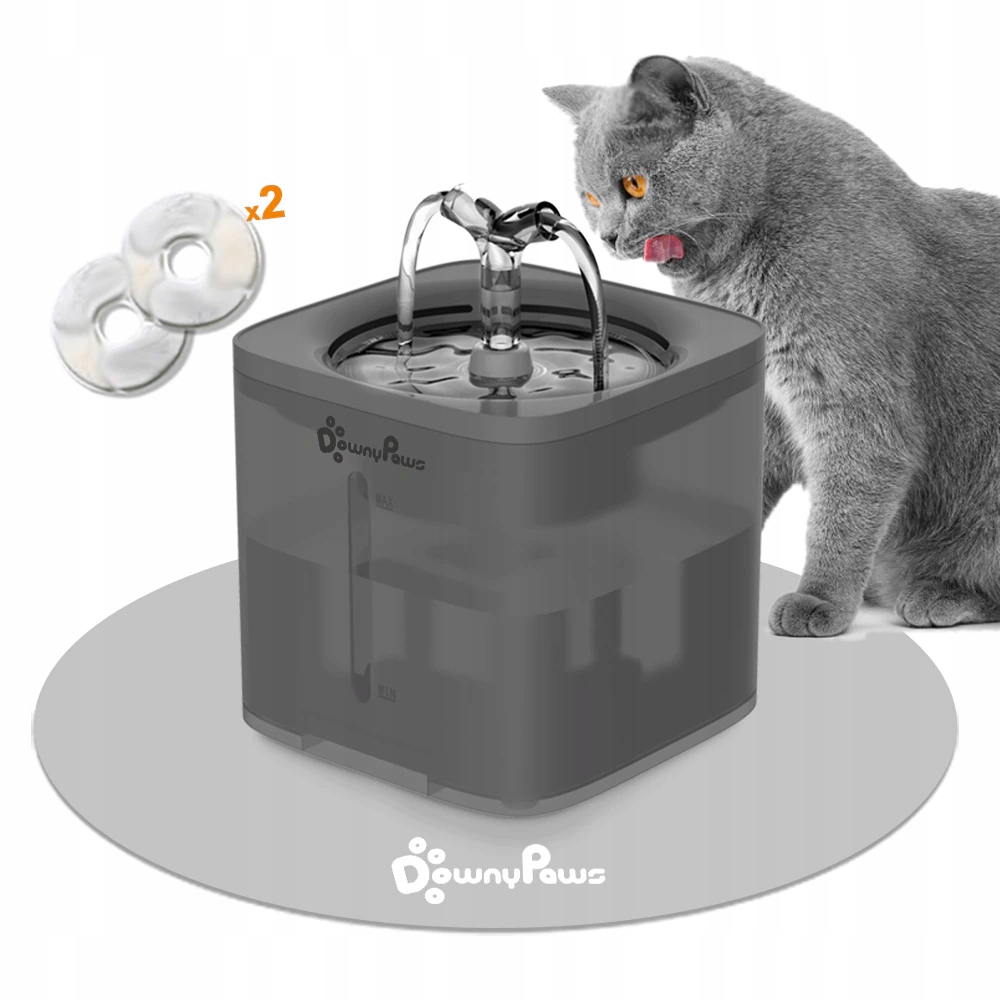 Levně Napáječka Fontána Automatická Pro Kočky Senzor 2 L