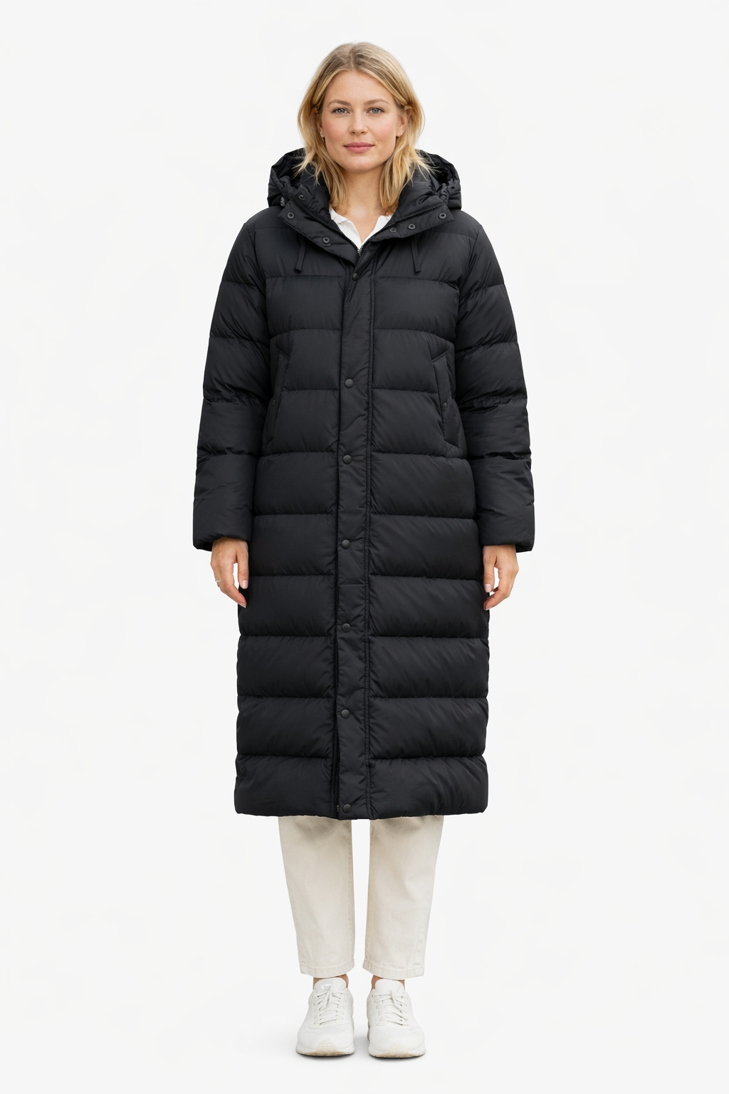 G-star Raw Zimní Prošívaná Černá Dlouhá Bunda S Kapucí M I1I