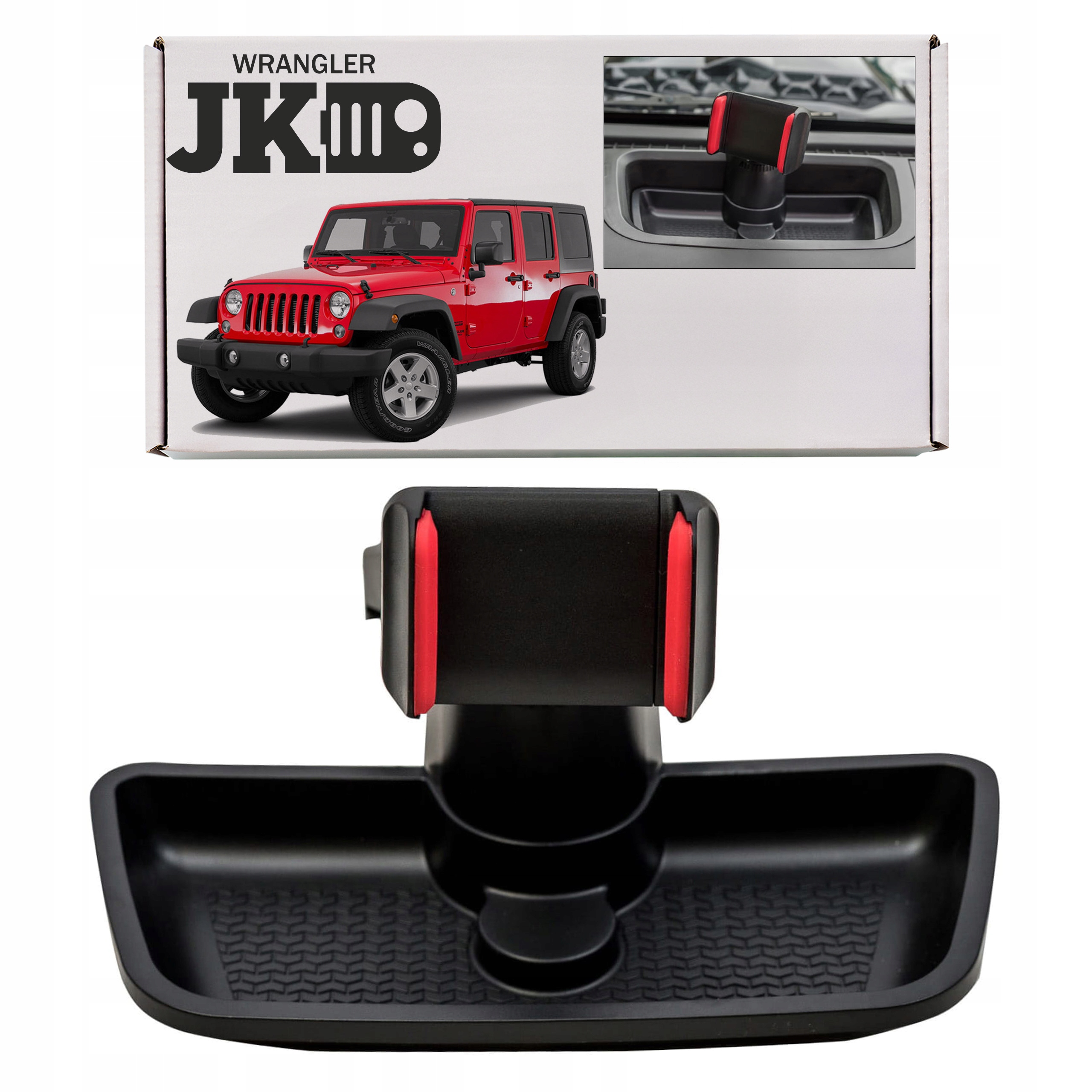 Jeep Wrangler Jk 2007-2018 Držák Telefonu Na Středovou Konzolu