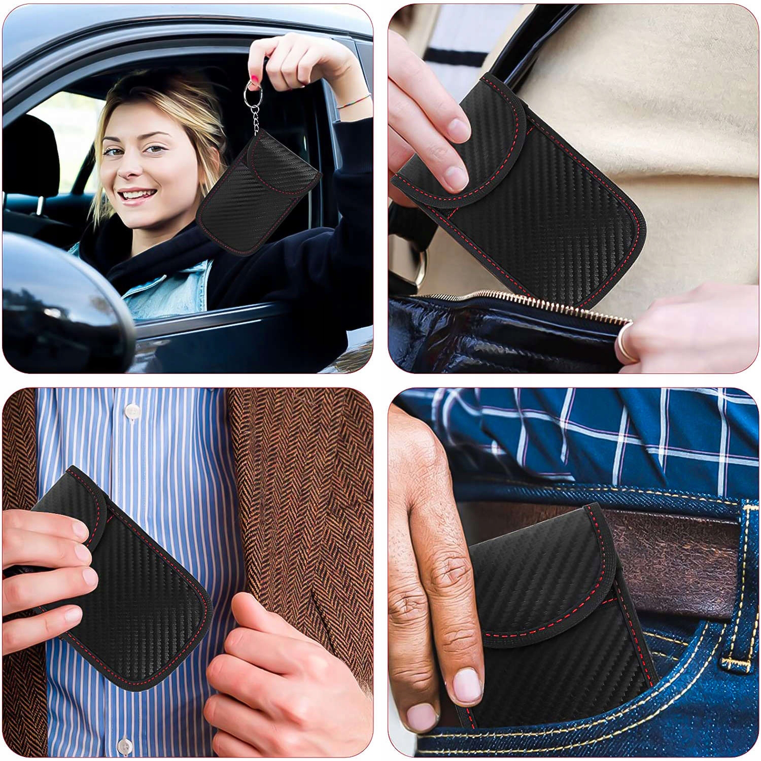 2x ETUI BLOKADA KLUCZYKA POKROWIEC KEYLESS RFID Typ etui