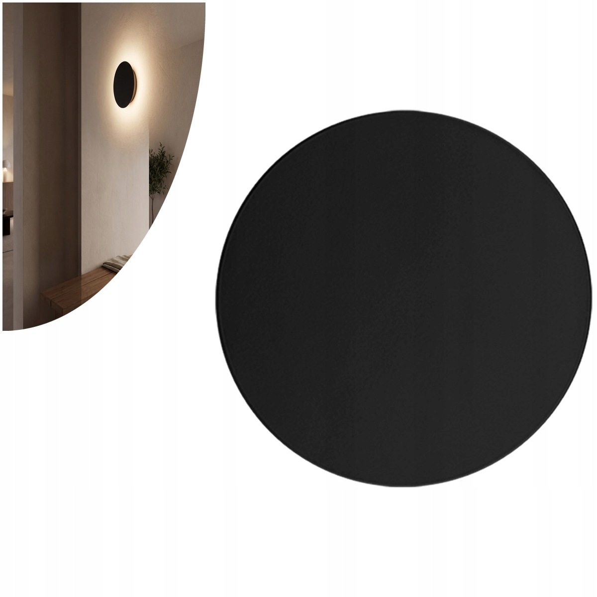 Nástenné svietidlo Luna Black New 200 6012 Tk Lighting