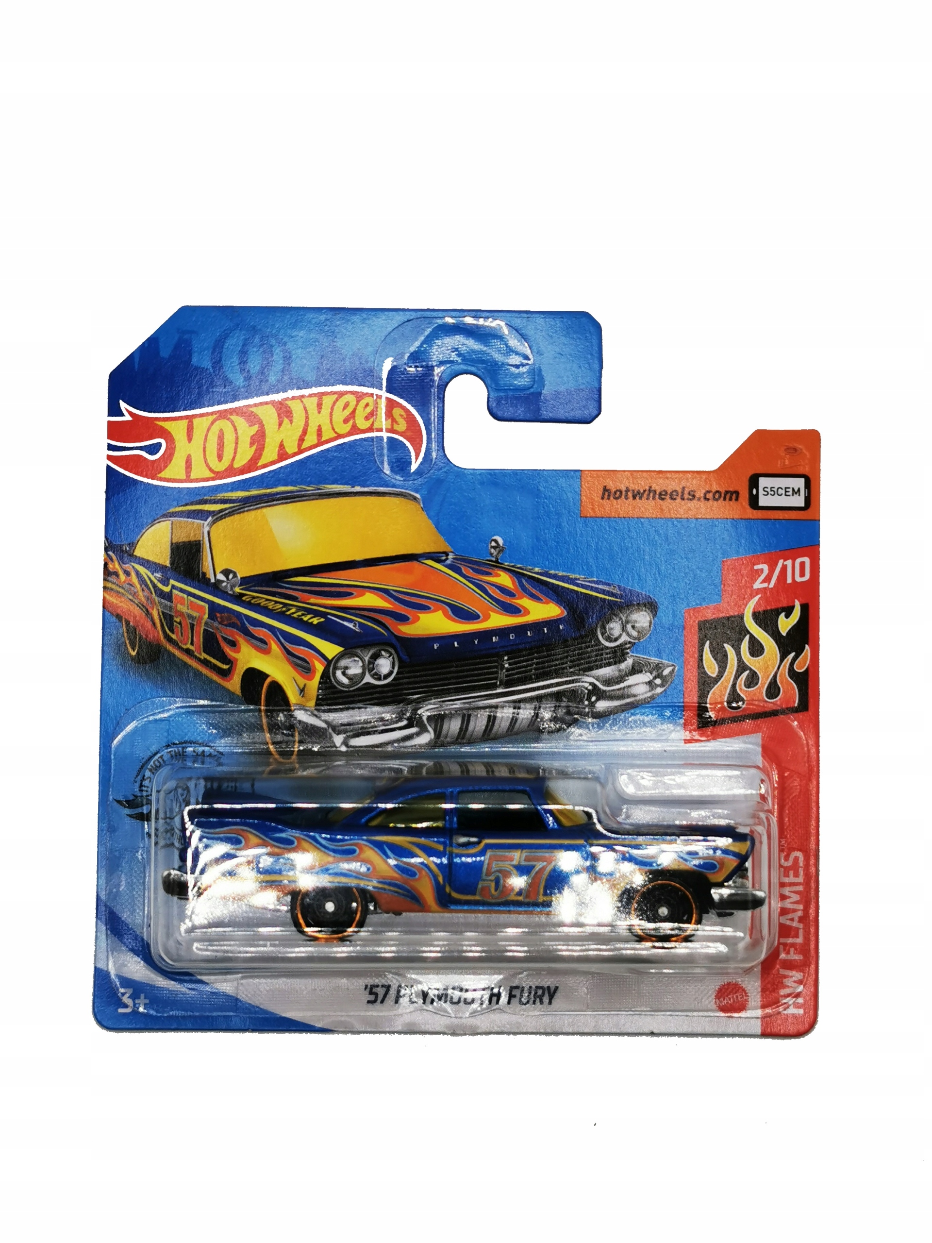 

Hot Wheels 57 Plymouth Fury Flames 2/10