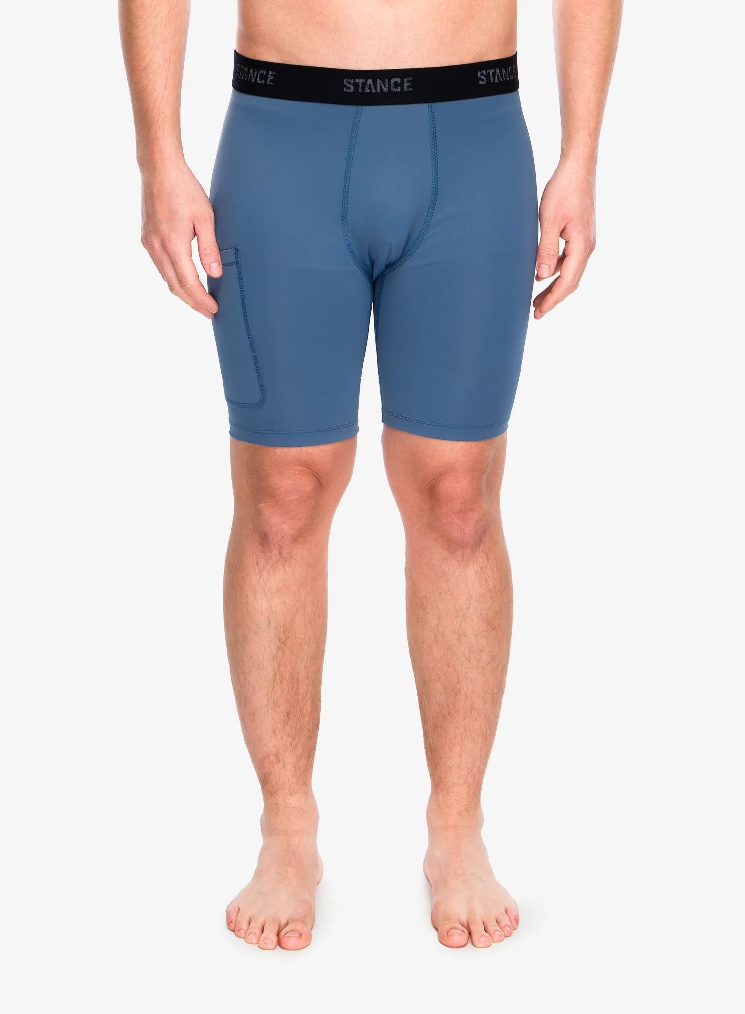 Termoaktivní boxerky Stance Compression Nylon Underwear – modré S