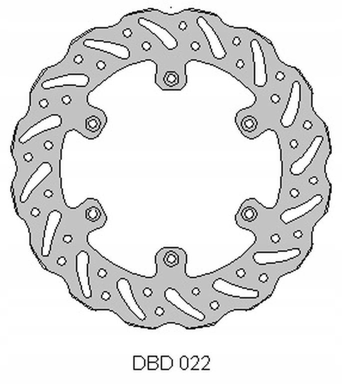 Delta Braking Brzdový Kotúč Zadný Suzuki Rm 125 '88-10, Rm 250 '88-10, Drz