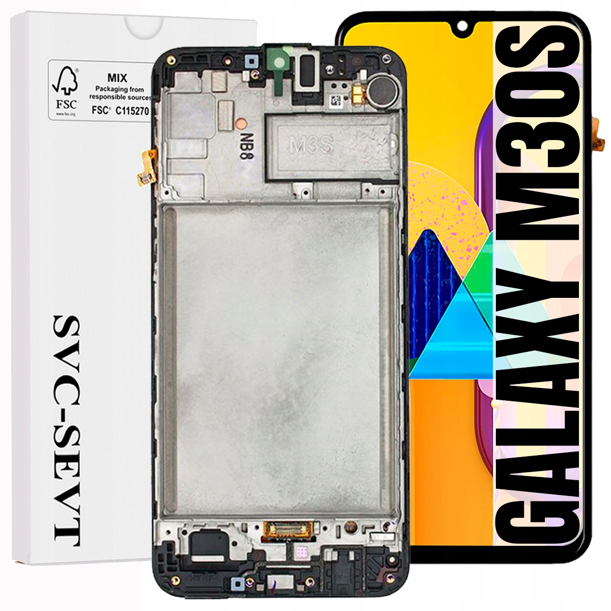 Displej Pro Samsung Galaxy M30s M307 Originální LCD Displej Rámeček