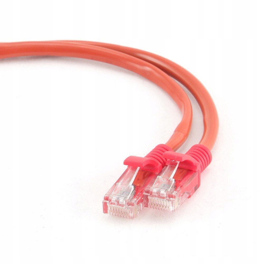 Kabel sieciowy Utp Gembird PP6U-0.5M/R kat. 6, Patch cord RJ-45 (0,5 m)