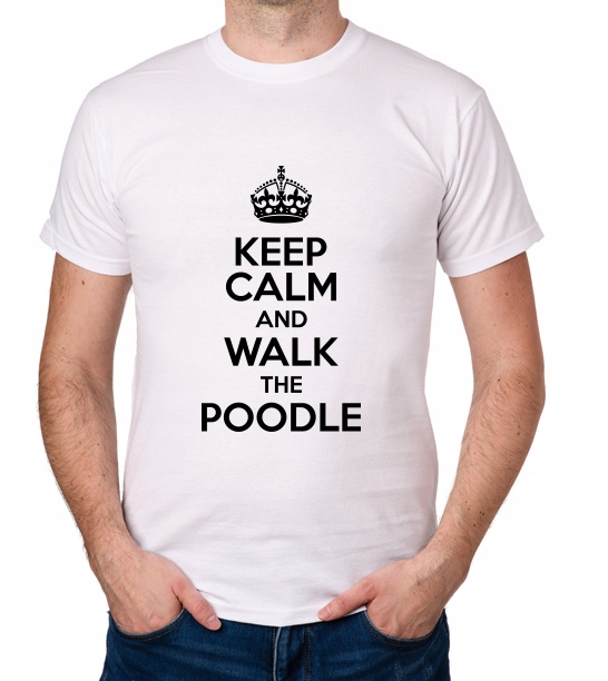 

koszulka Keep Calm And Walk The Poodle prezent