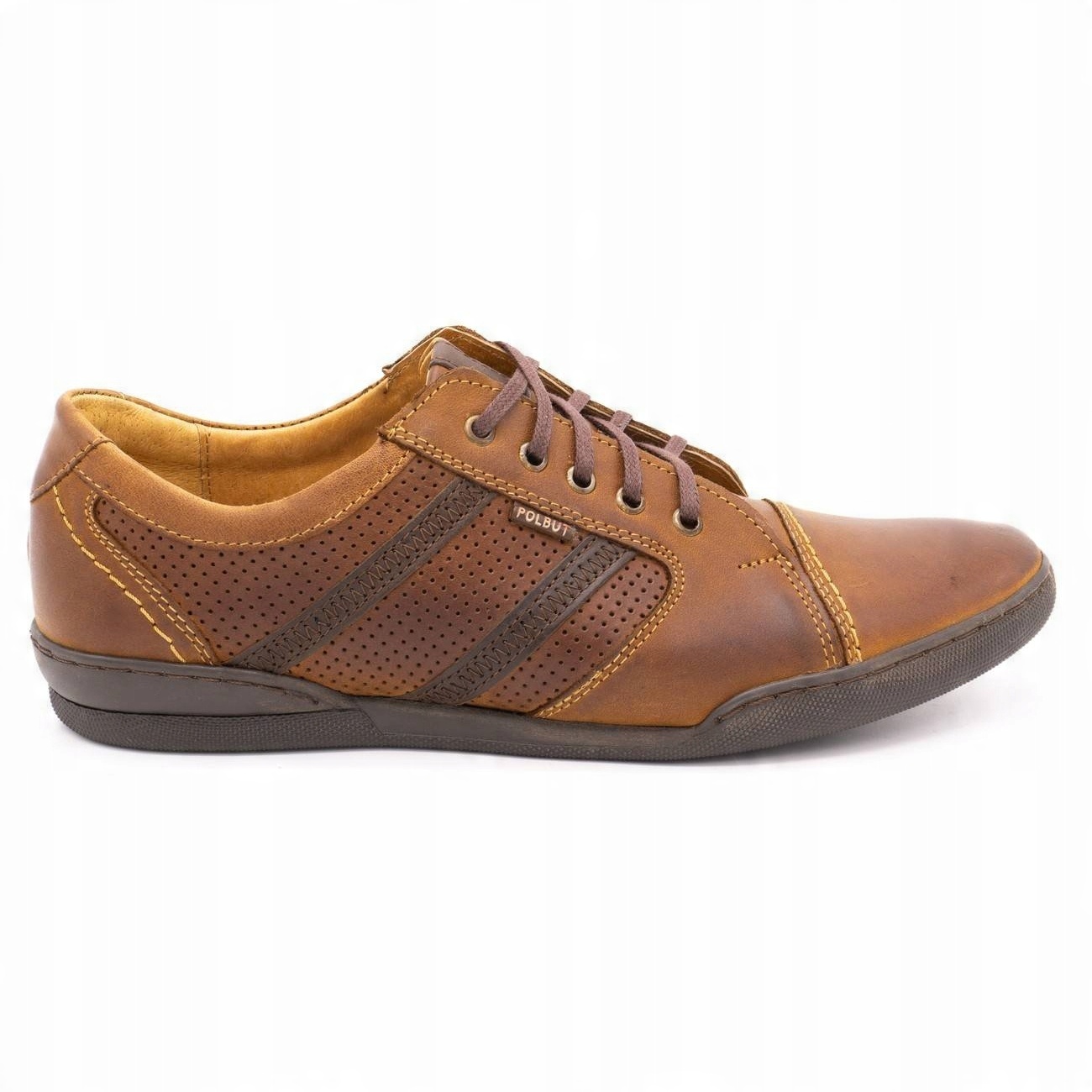

Buty męskie Casual R3 Perforacja Camel r.40
