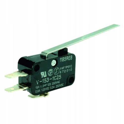 MIKROPRZEŁĄCZNIK mini 15A 250V 1NO+1NC 54,1mm