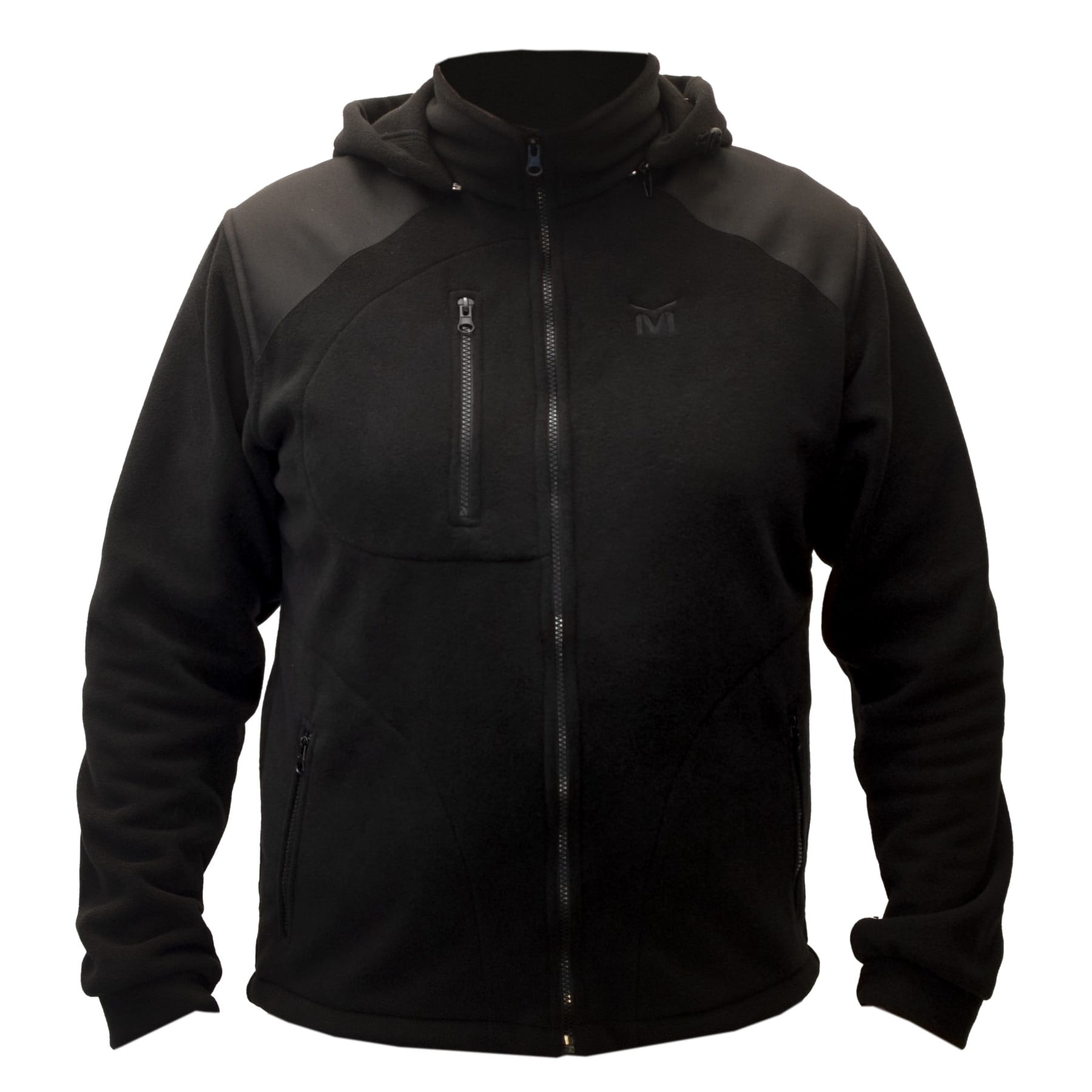 BLUZA POLAROWA BARDZO GRUBA CIEPŁA Z KAPTUREM TURYSTYCZNA CZARNY L Marka Morowo