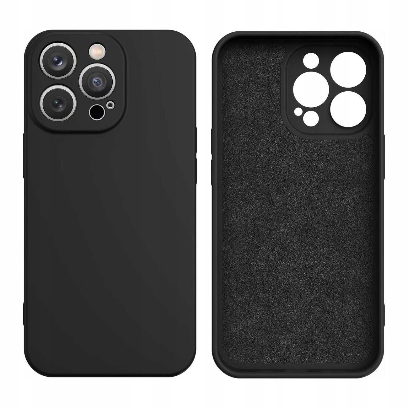 Etui Silicone Case do Samsung Galaxy A15 czarne Hurtel