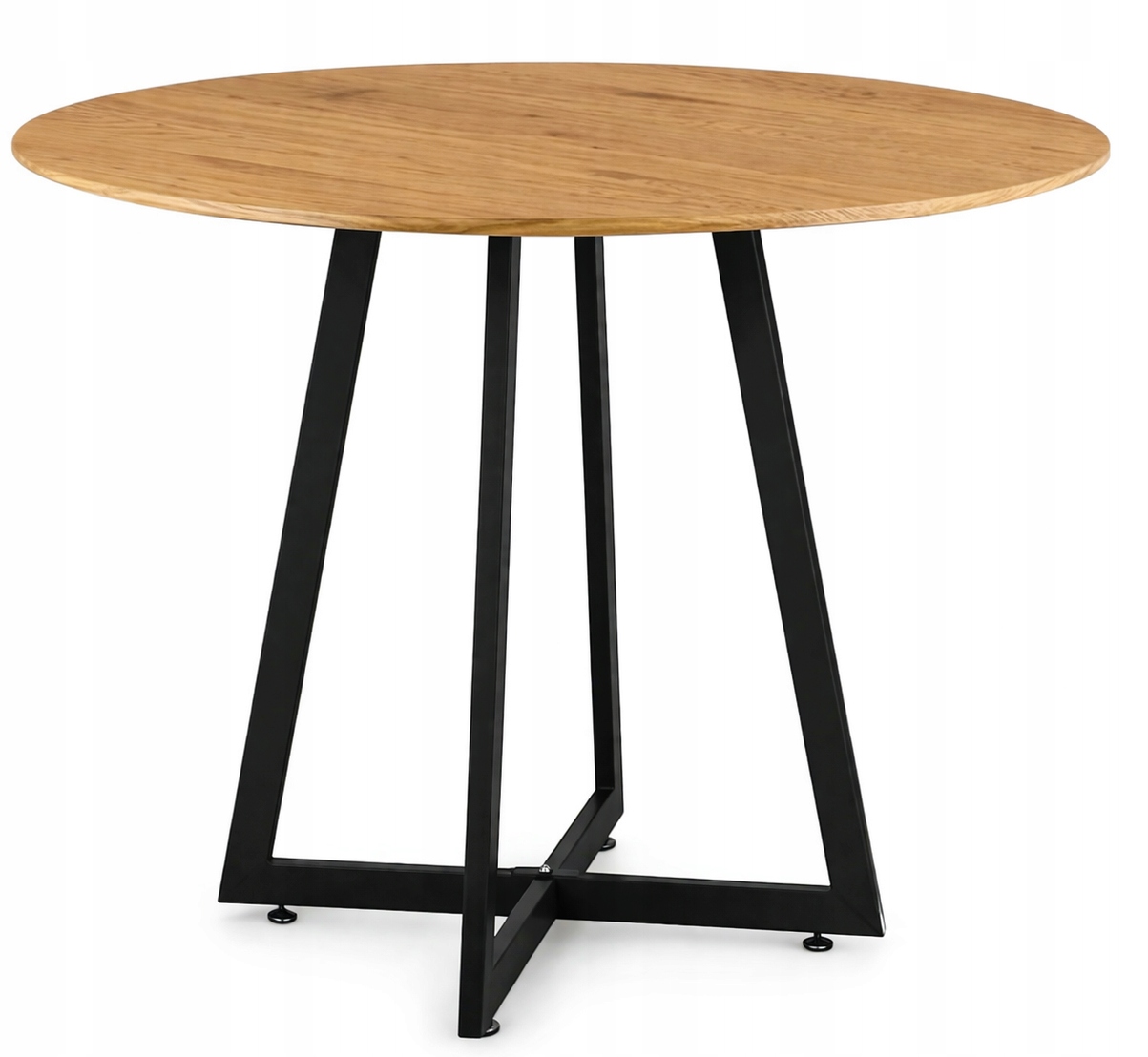 Stół Okrągły Obiadowy Skandynawski Loft 80x80x74cm Do Salonu Jadalni