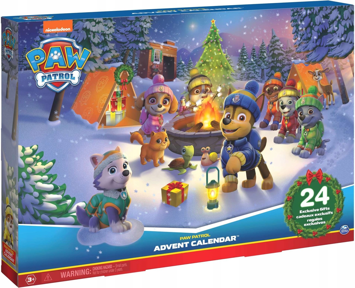 Адвент-календарь Paw Patrol, фигурки щенков и зимние аксессуары, от 2 лет — фото 5