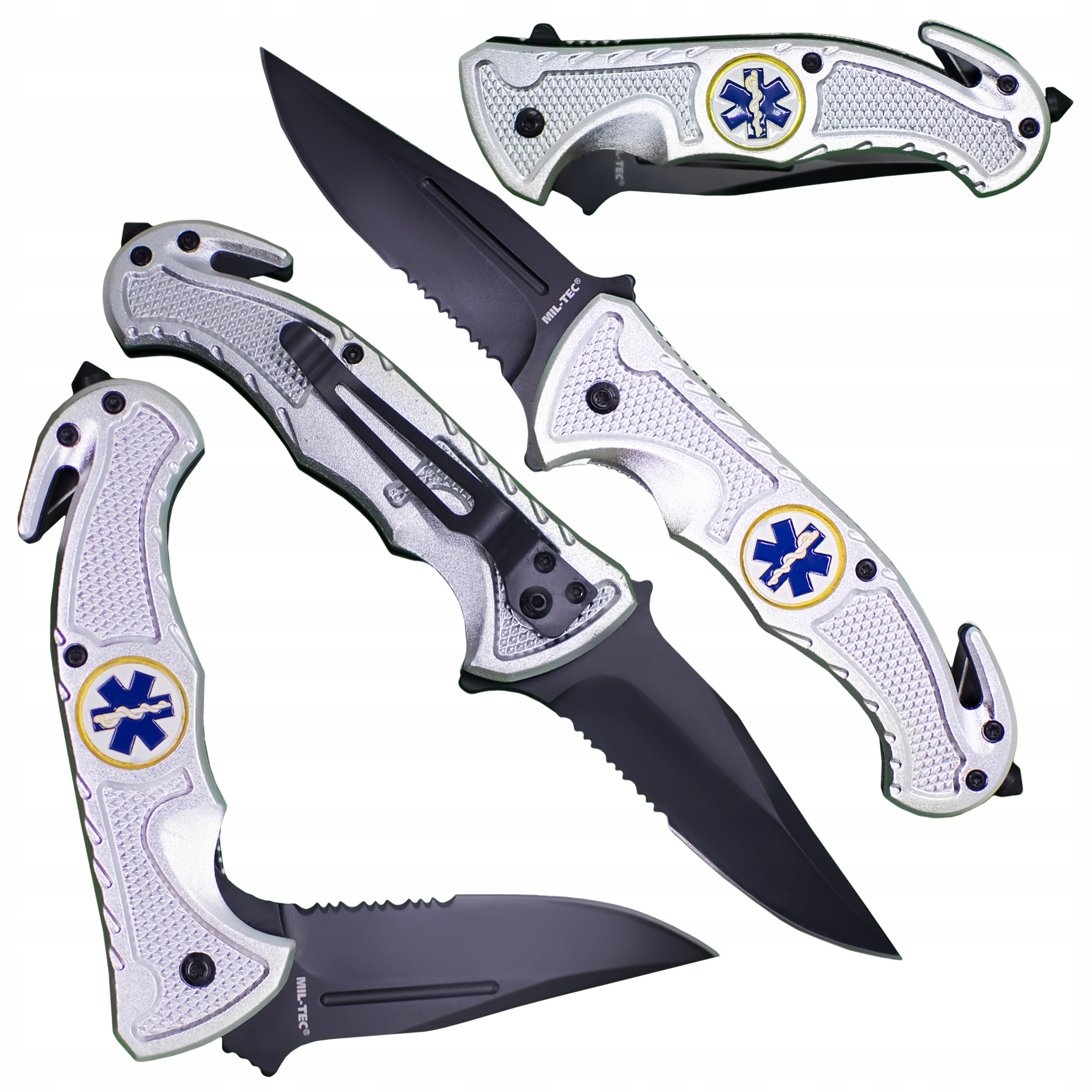 

Nóż Składany Ratowniczny Turystyczny Mil-tec Piła