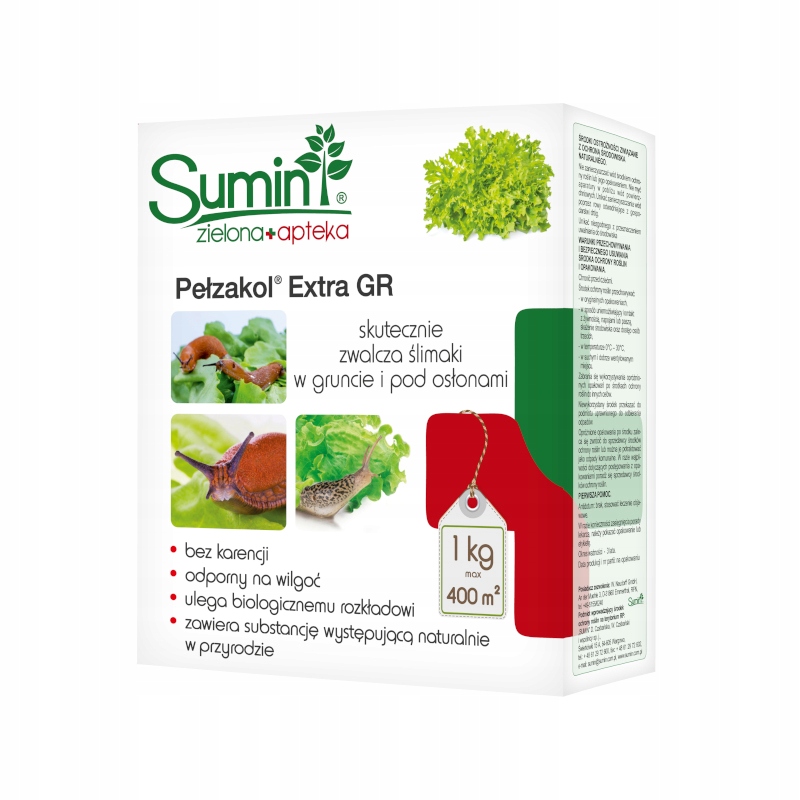 

Pełzakol Extra 1kg bio na ślimaki nagie