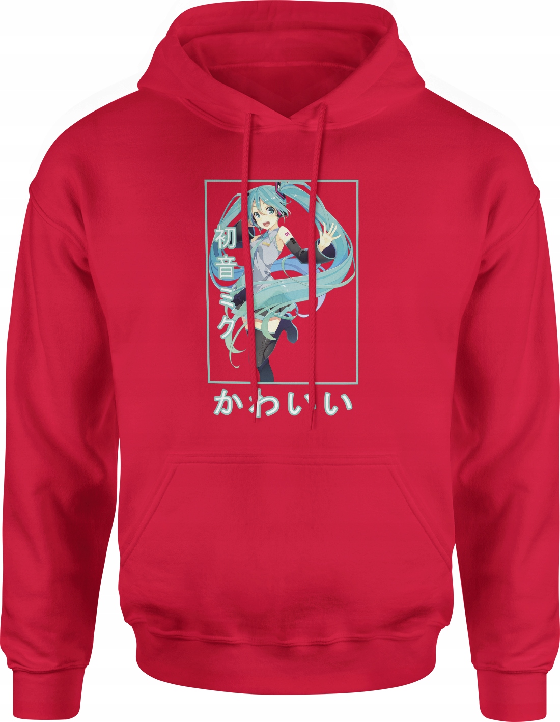 

Hatsune Miku Bluza Męska Anime Z Kapturem Rozm XXL