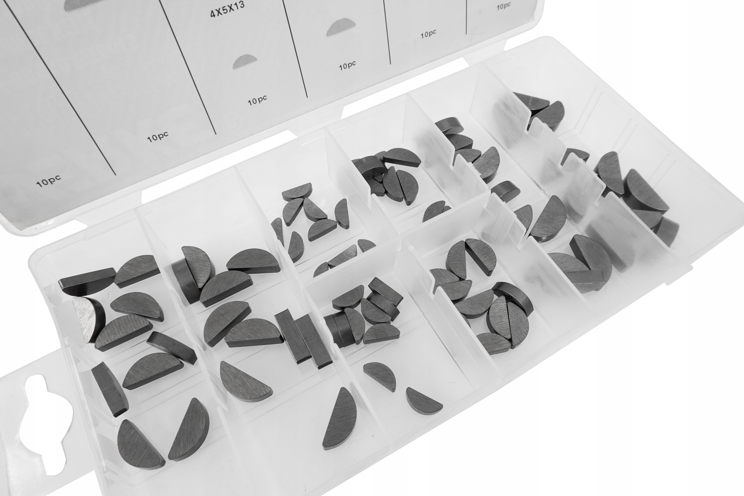 KLINY PÓŁOKRĄGŁE CZÓŁENKOWE ZESTAW KLINÓW PÓŁOKRĄGŁYCH CZÓŁENKOWYCH 80 SZT. Marka Verke