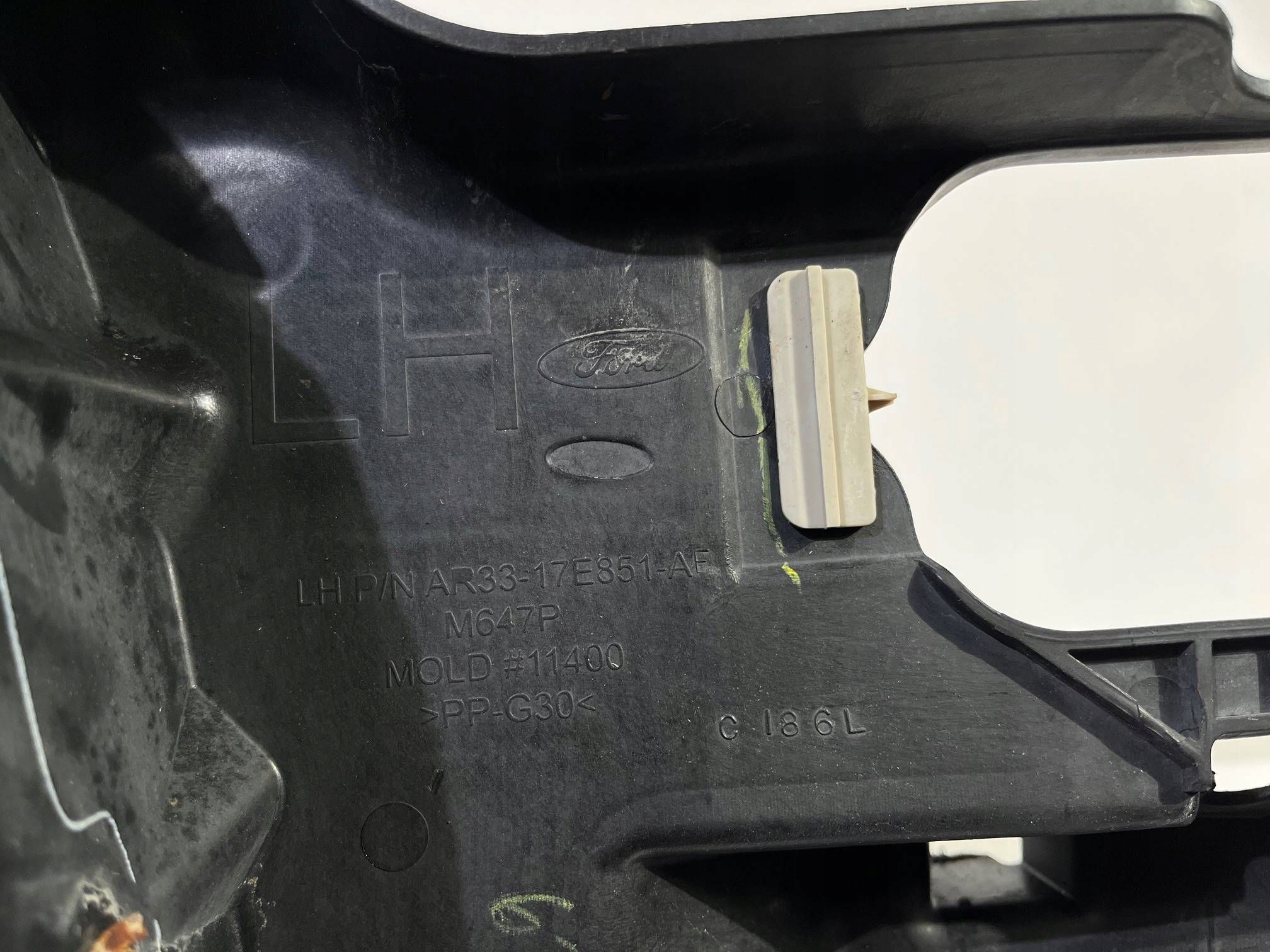 Support Support plaque Poignée Pare choc Arrière Arrière Gauche Ford Mustang 2010-2014