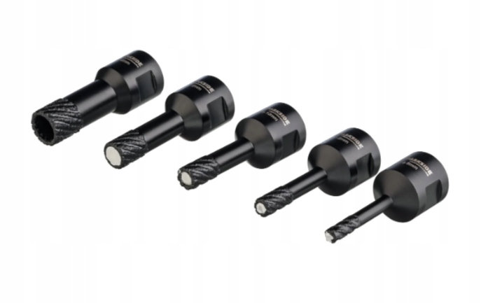 Parkside Performance zestaw otwornic diamentowych Ø 6, 8, 10, 12, 16 mm M14