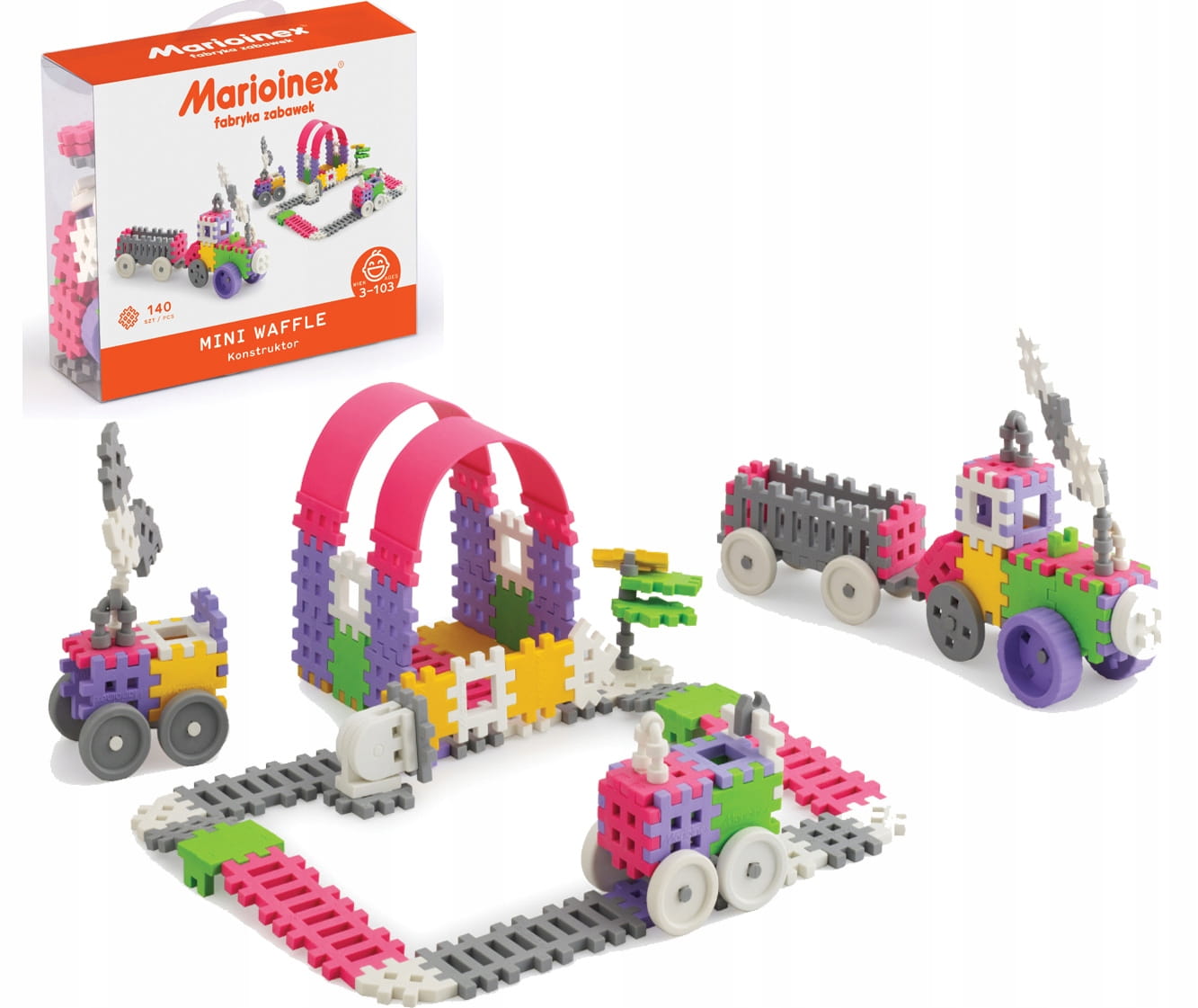 

Marioinex klocki mini wafle 140 girl konstruktor