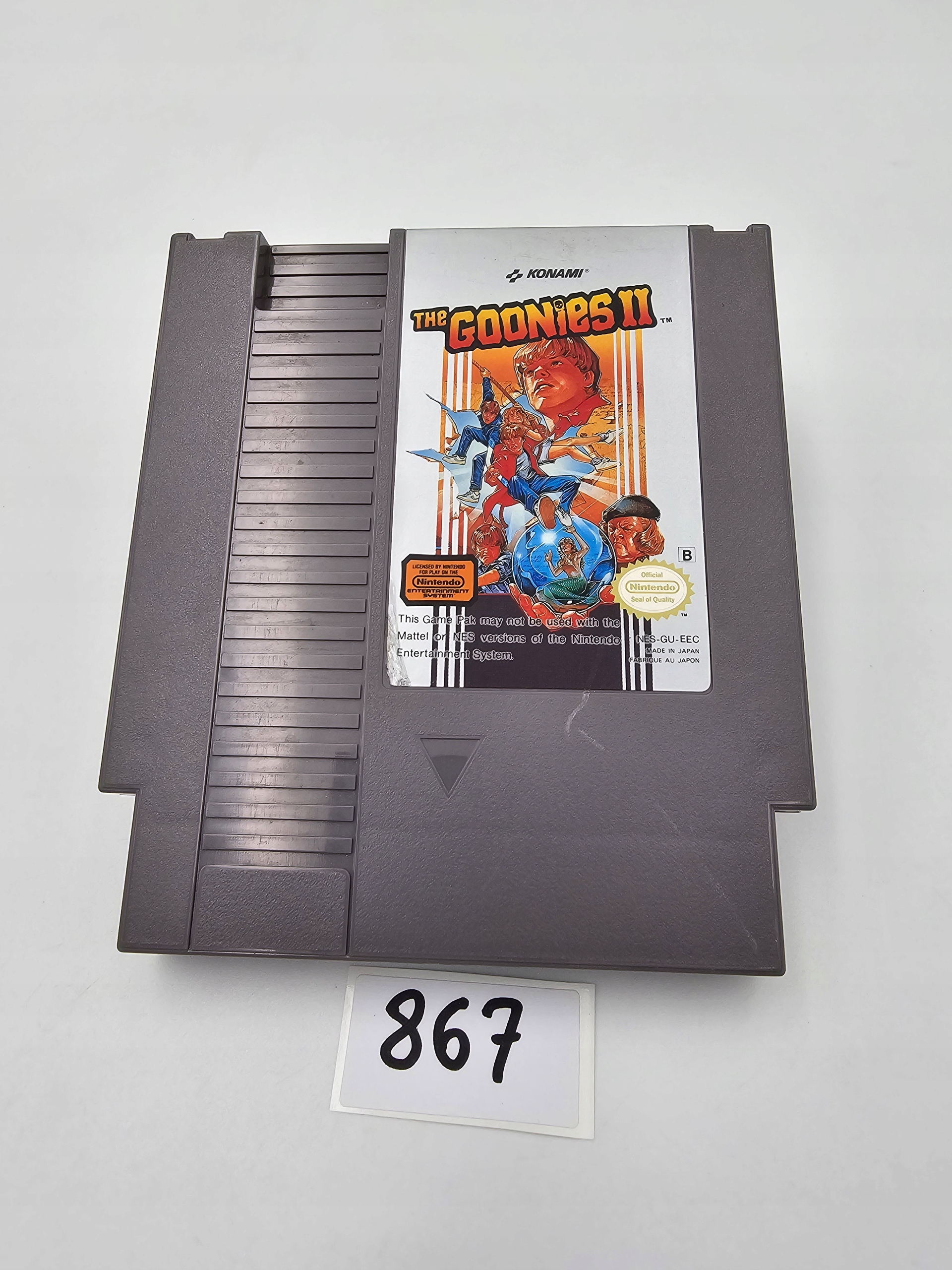 NINTENDO NES THE GOONIES 2 ORYGINAŁ Platforma Nintendo NES