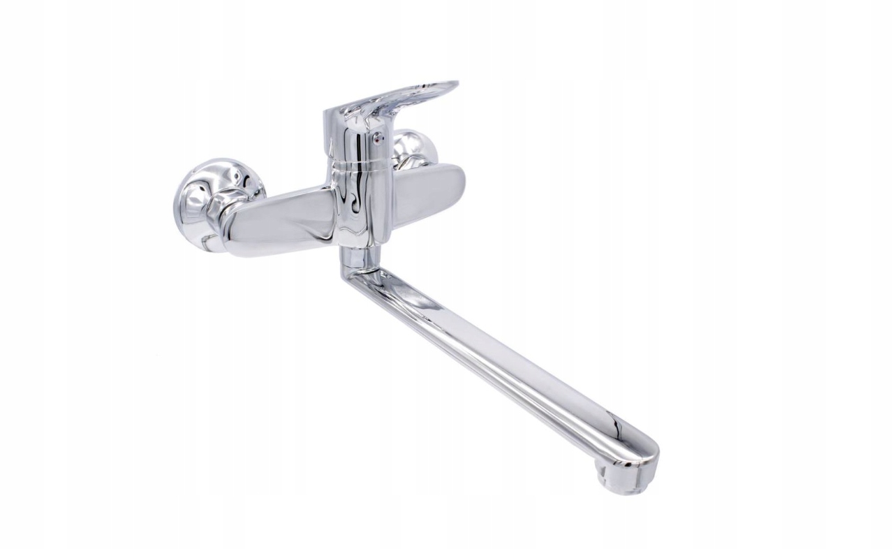 BATERIA ZLEWOZMYWAKOWA ŚCIENNA WYLEWKA 25 CM