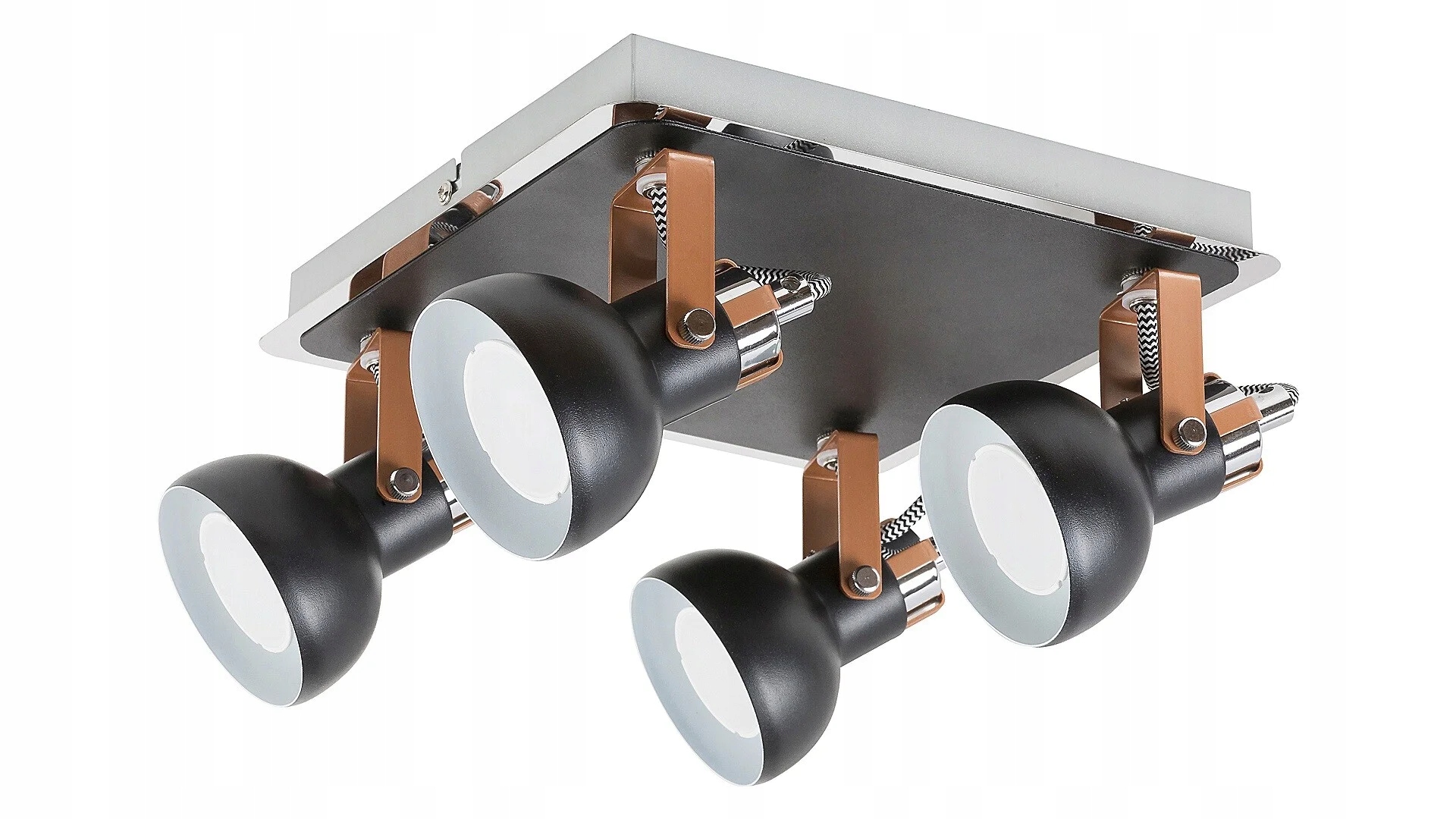 Stropní svítidlo reflektor černé matné GU10 4x35W Balzac 5612 Rabalux