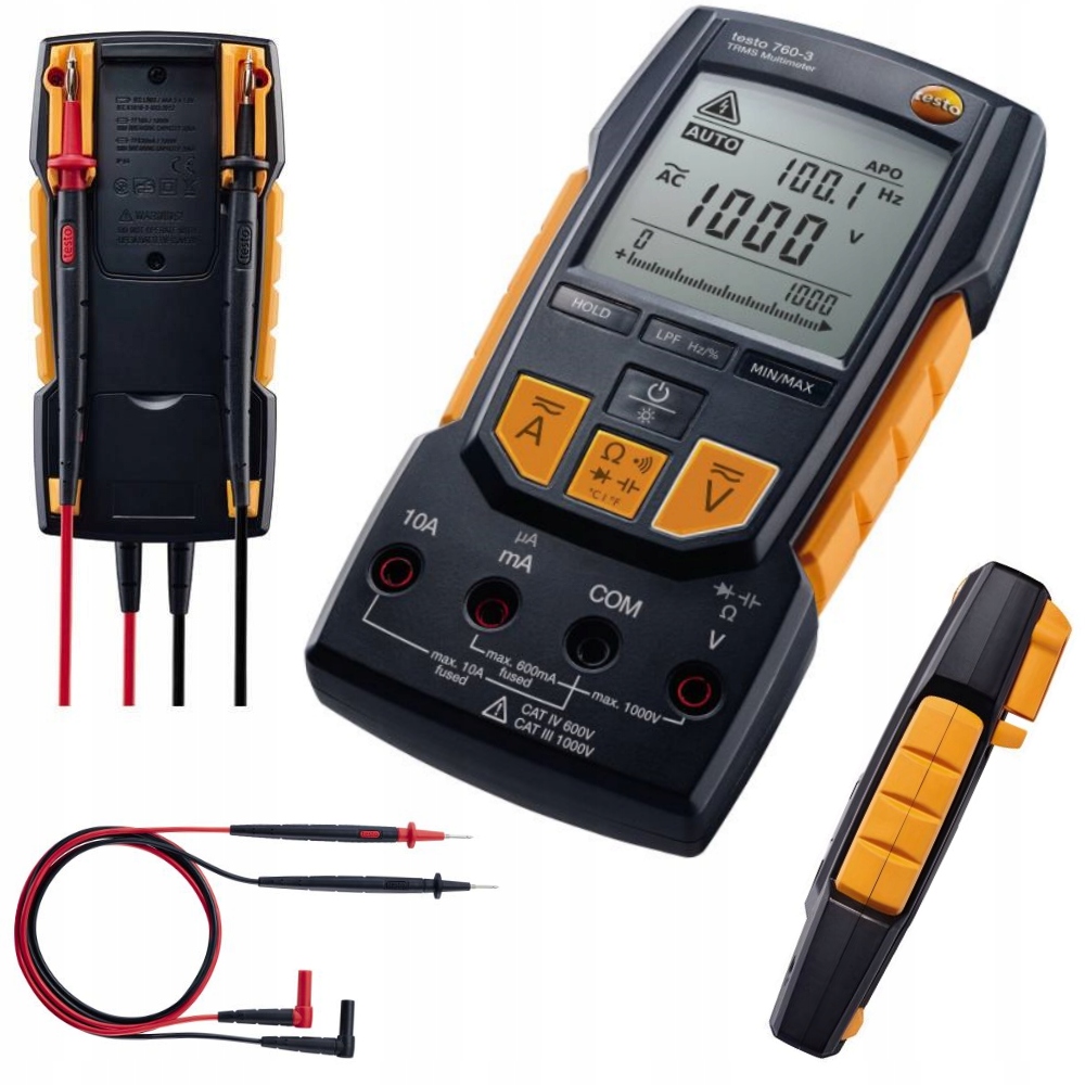 Miernik multimetr cyfrowy Testo 760-3 TRMS CAT IV