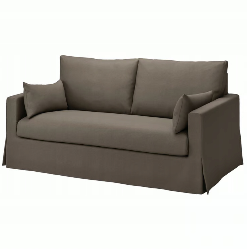 Ikea Hyltarp Pokrytie 2-miestnej pohovky, Gransel sivohnedý