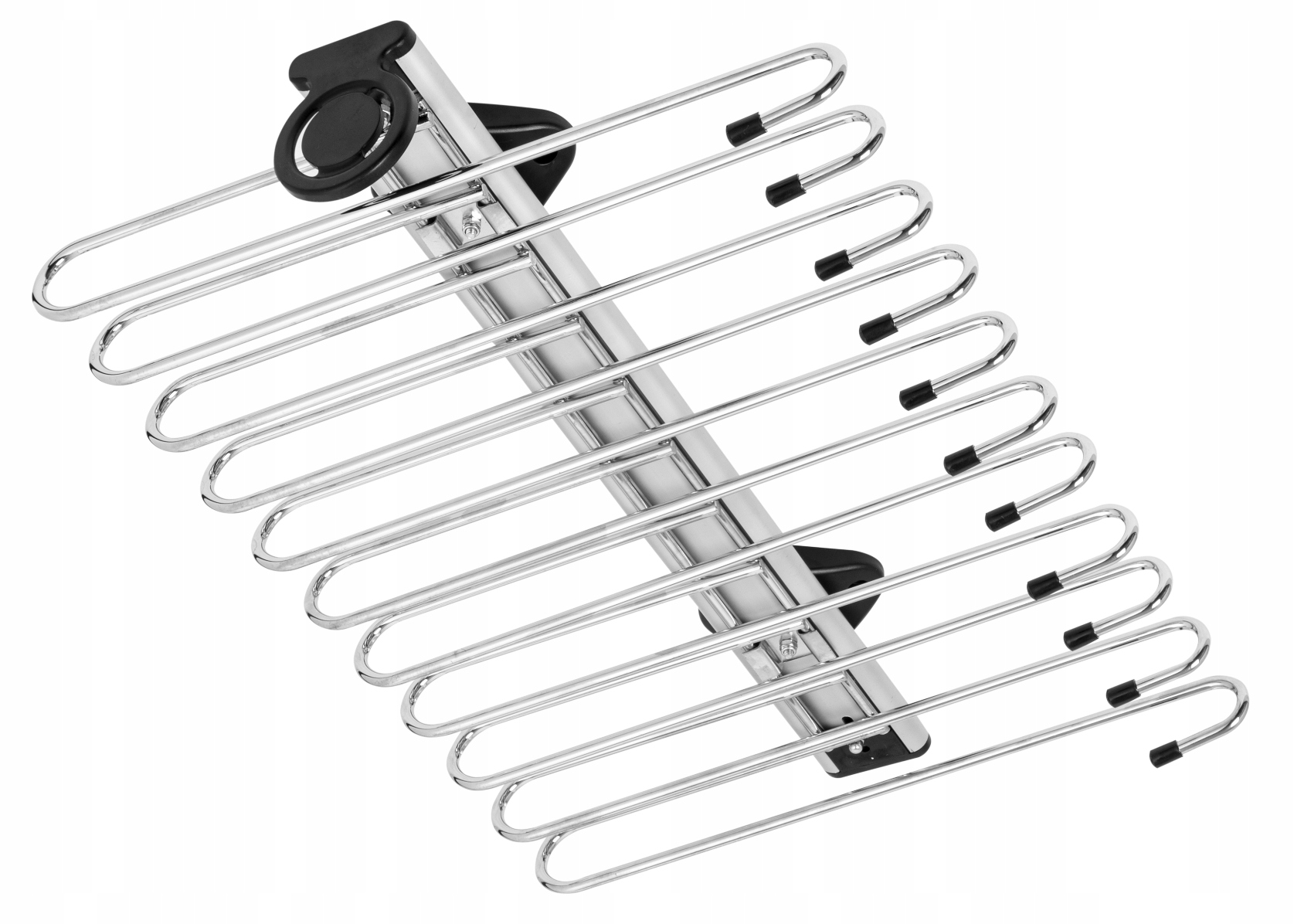 WIESZAK NA SPODNIE PODWIESZANY CHROM AM015 PROWADNICA KULKOWA AMIX