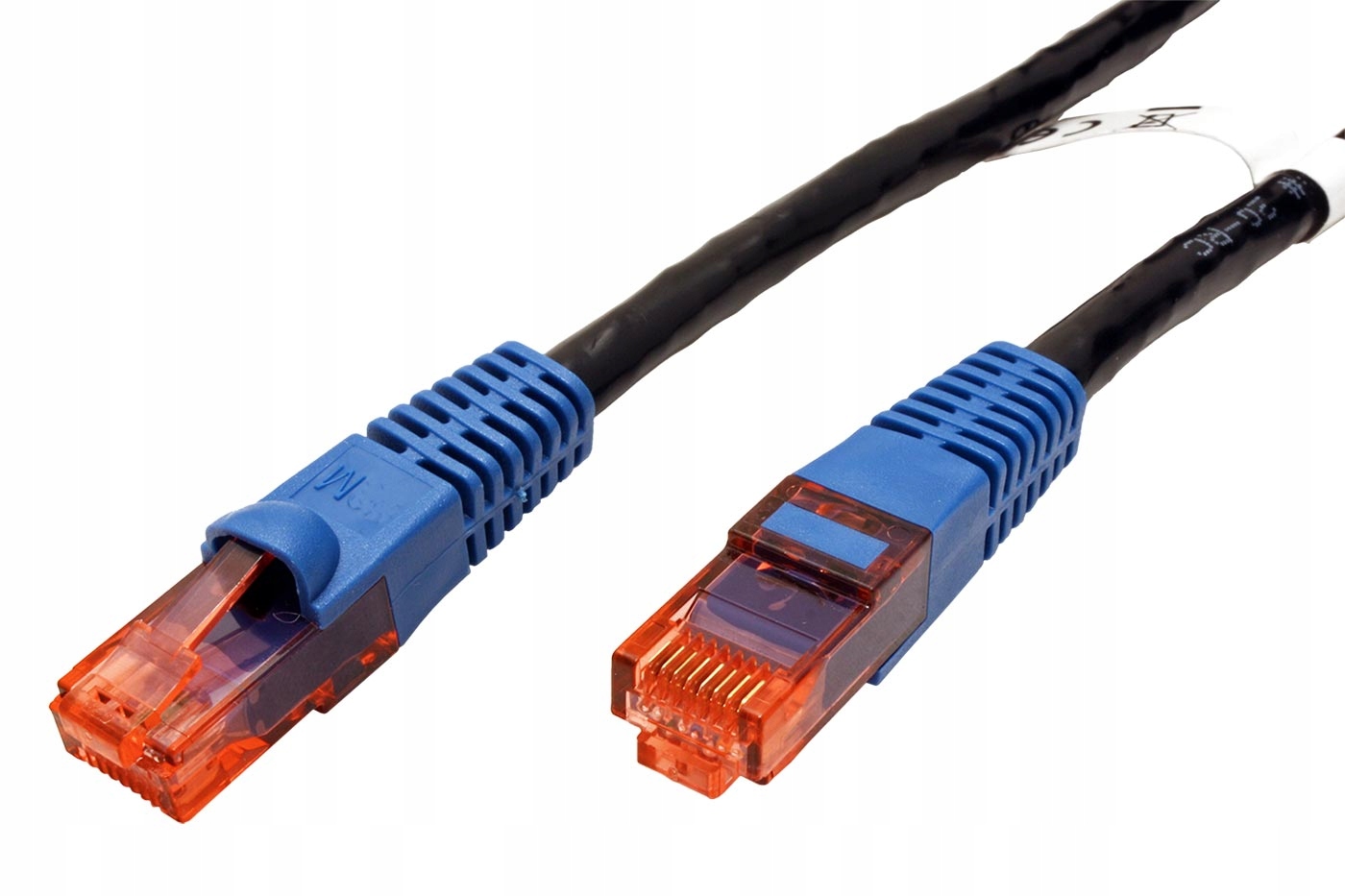 Goobay Utp kat. 6 venkovní patchkabel, modrá krytka, 40m, černý