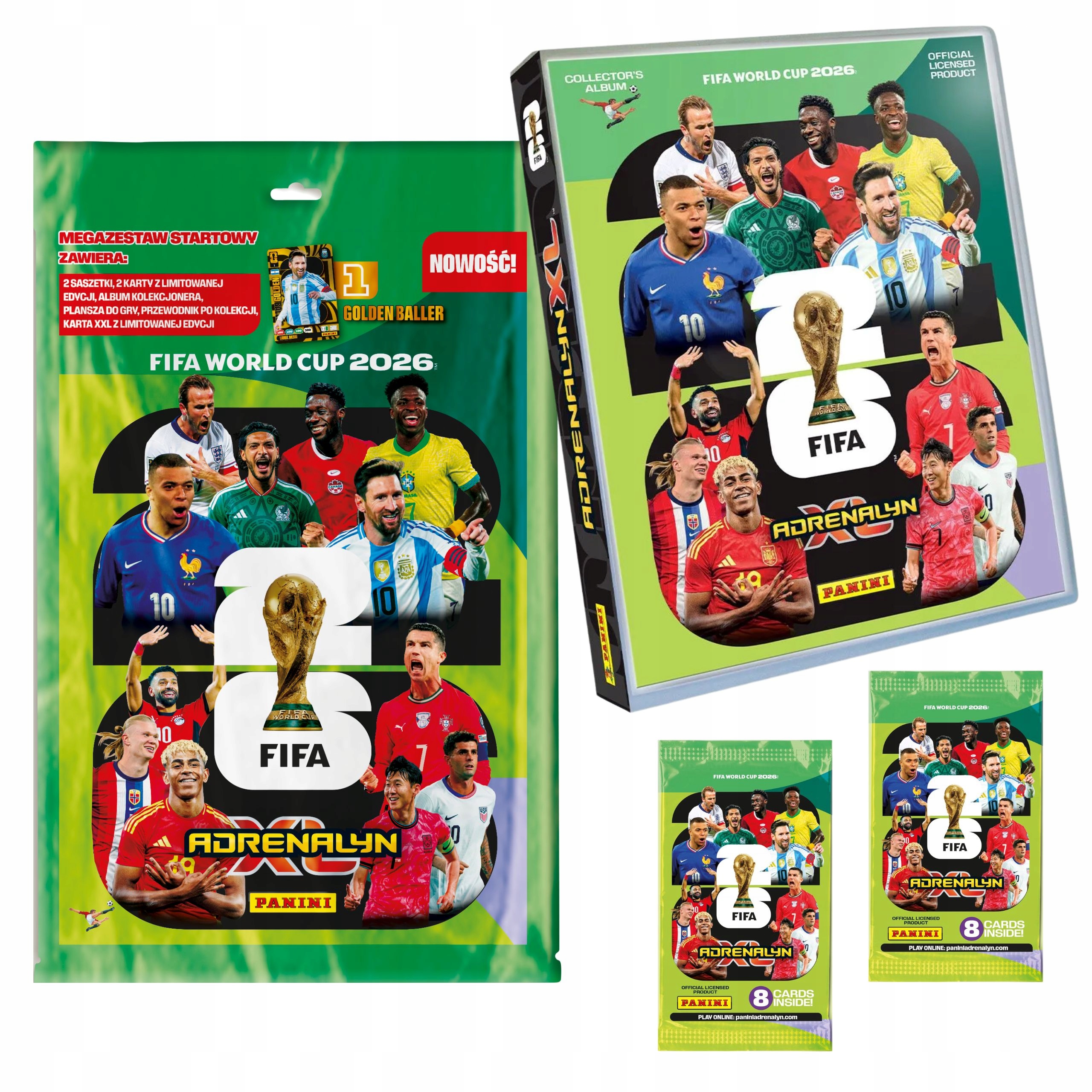 Oficjalny Album Karty Piłkarskie Fifa World Cup 2026 Zestaw Startowy