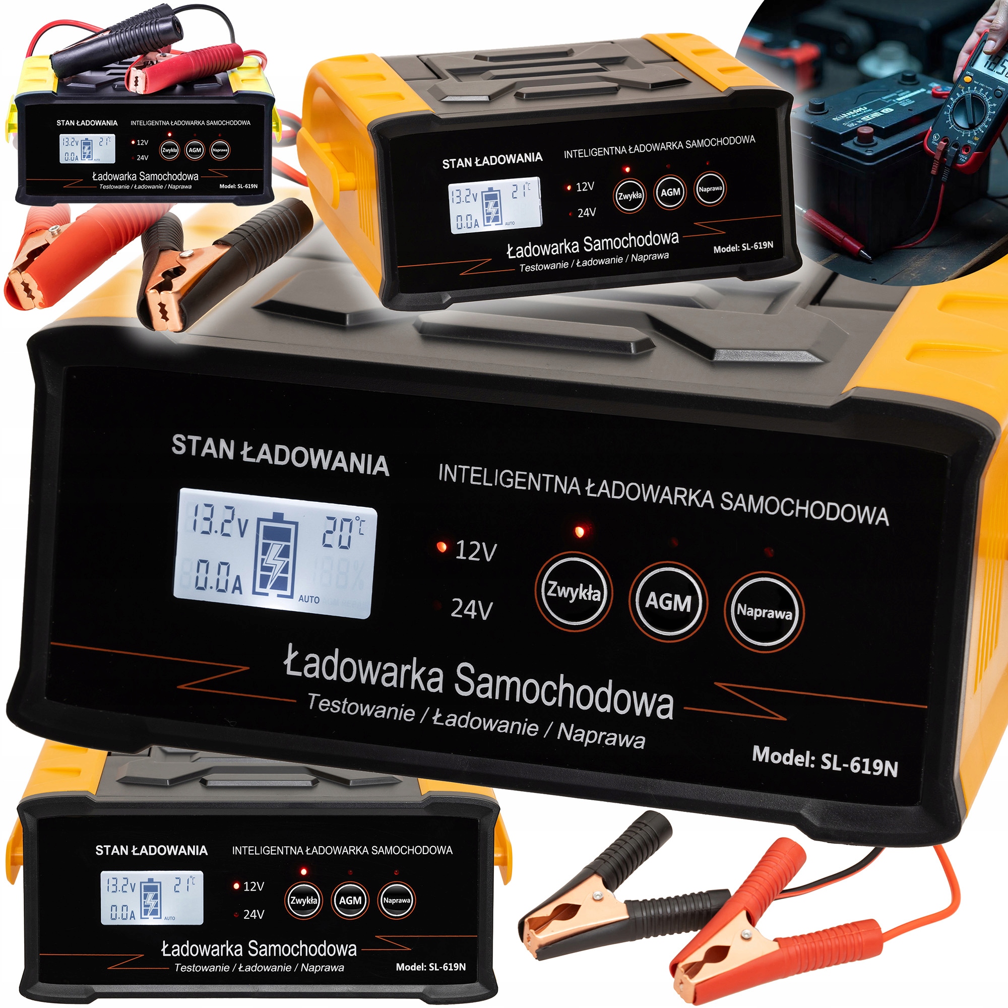 Automobilový Usměrňovač Pro Baterie 24V 12V 25A Agm Start-stop