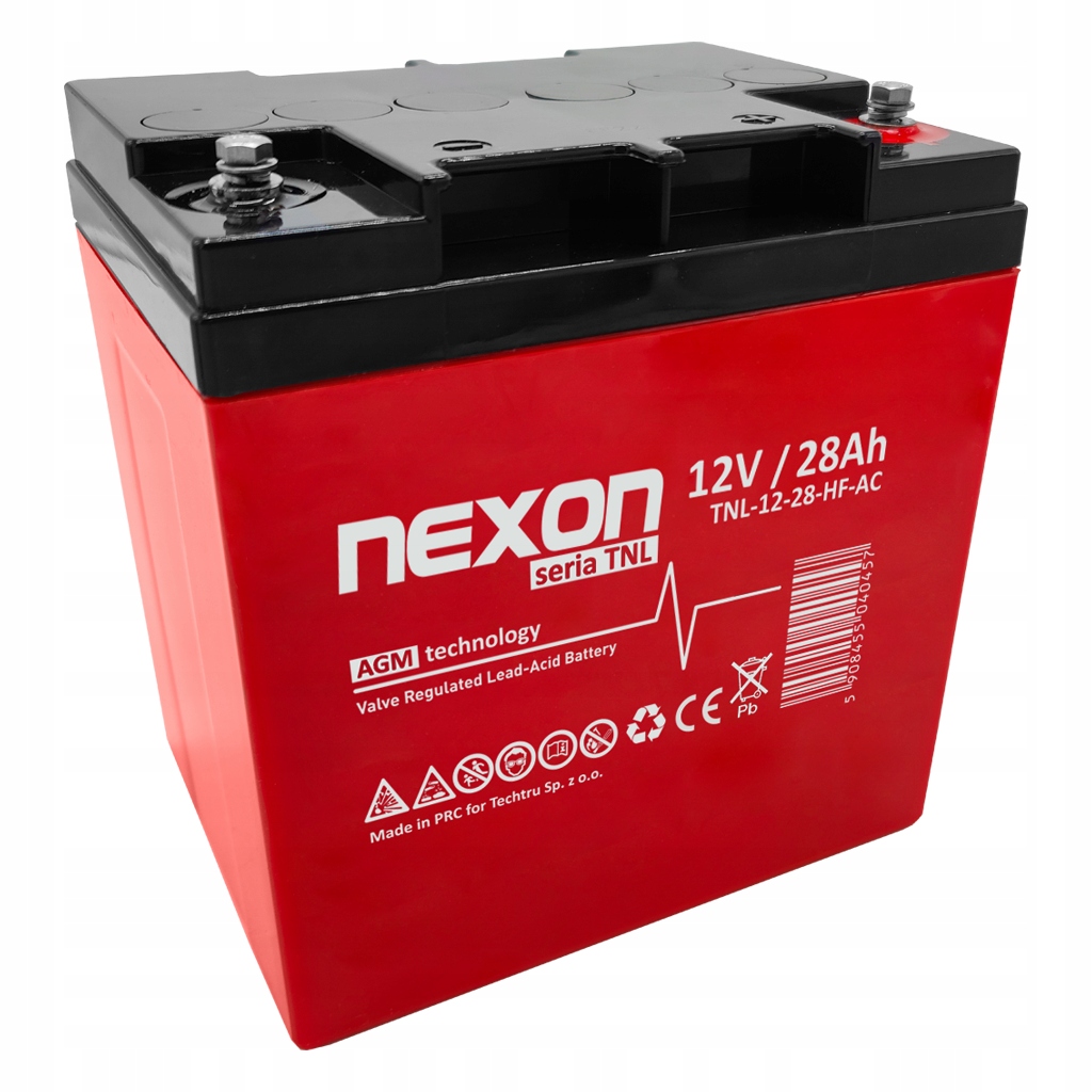 Akumulator Bezobsługowy Nexon Tnl 28-12 Vrla Agm 12V 28Ah (h) Long Life