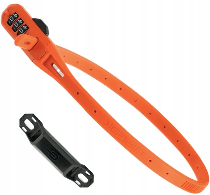 Zapięcie Zabezpieczenie Zip Hiplok Z Lok V2 Combo Orange uchwyt