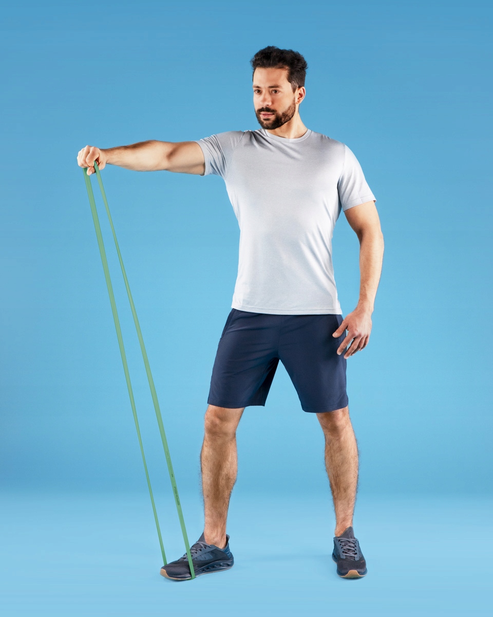 Guma treningowa medium Spokey POWER opór 15-23 kg Szerokość 20 mm