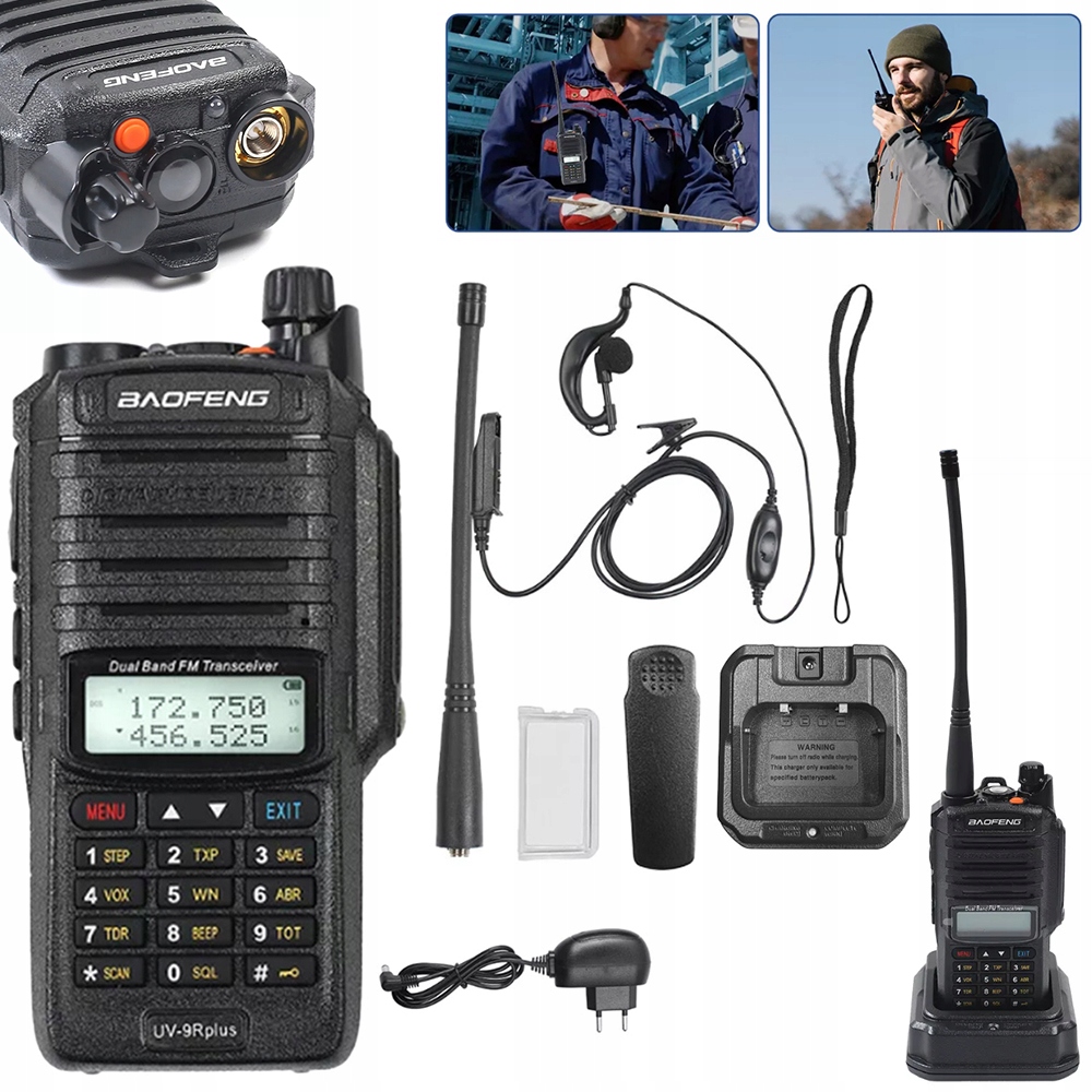 Baofeng UV-9R Plus Vysílačka 15W 128CH Vhf/uhf