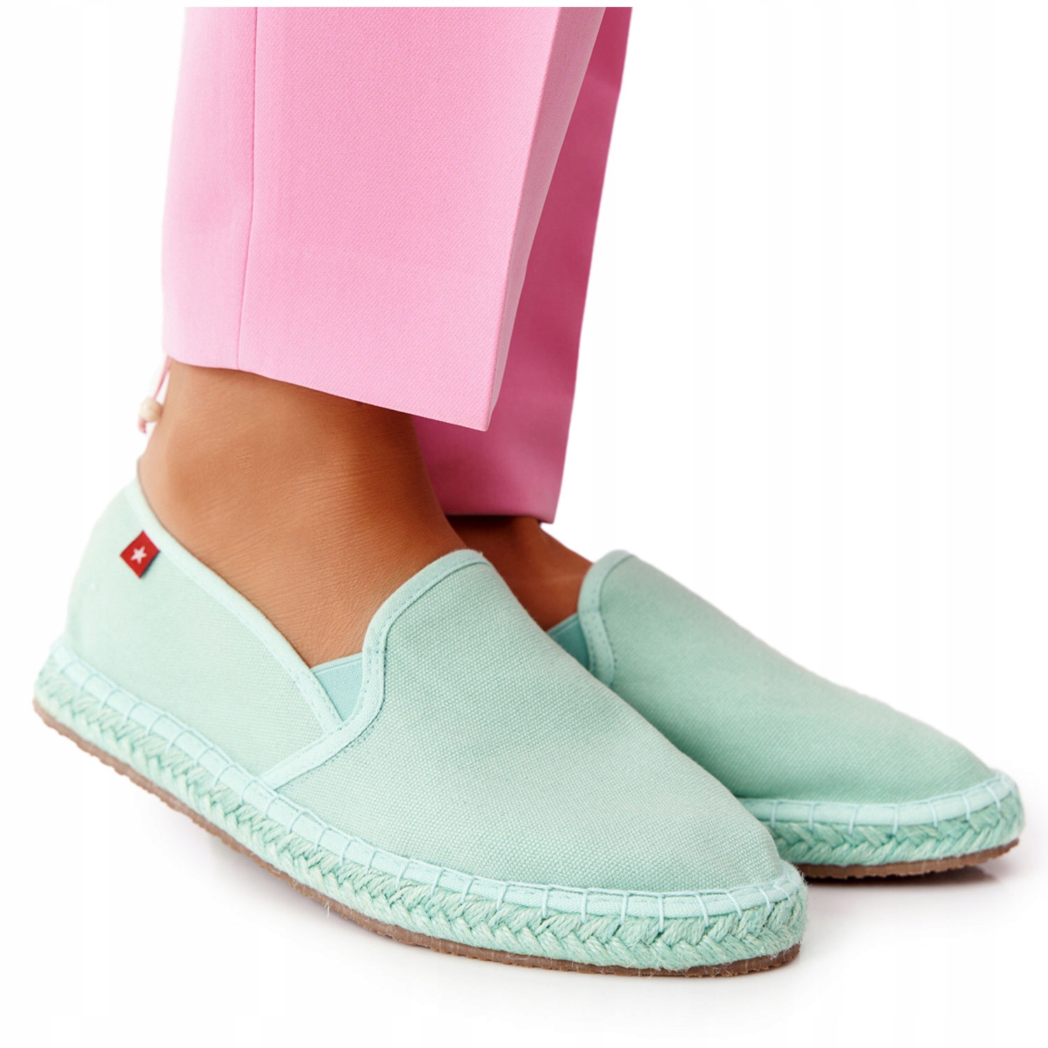

Espadryle Big Star Plecionka DD274A141 Zielone 38