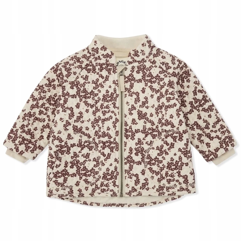 Kurtka Thermo winter leaves dark red 9Y Wielobarwny Konges Slojd
