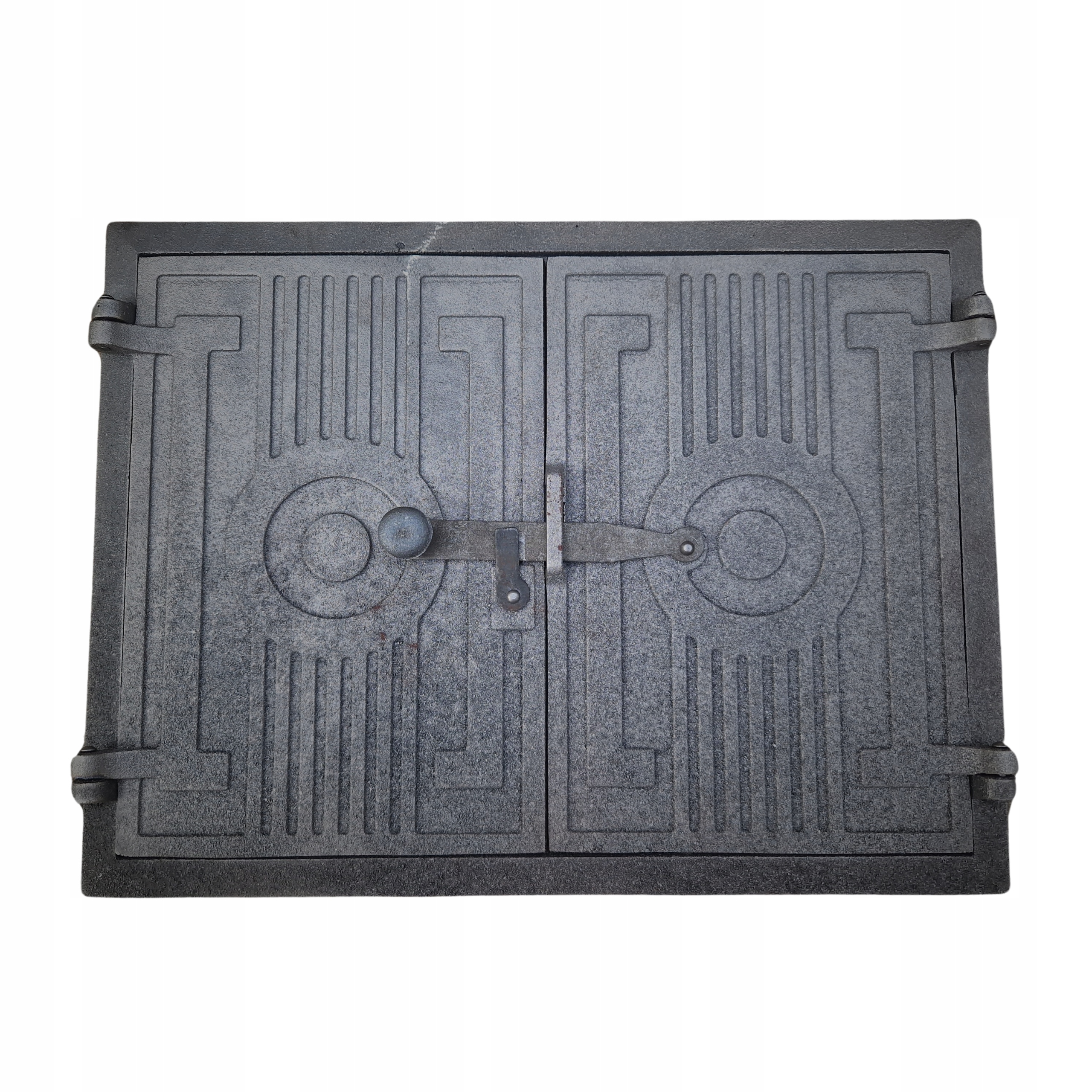 DRZWICZKI ŻELIWNE DO PIECA CHLEBOWEGO GRILLA 44,5X33,5 WĘDZARNIA