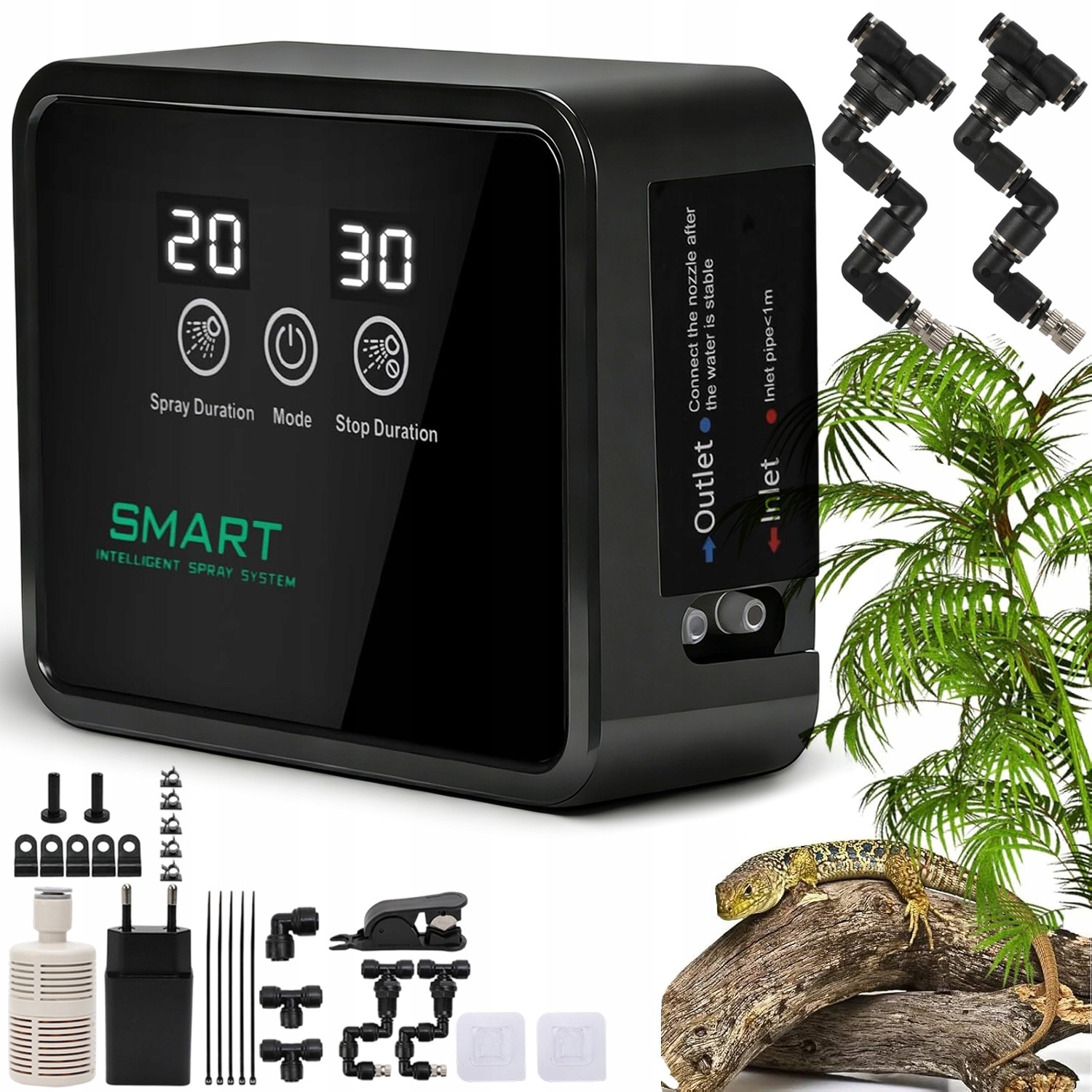 Automatický Univerzální 360° Nastavitelný Zavlažovač Pro Zvlhčovač Do Terária