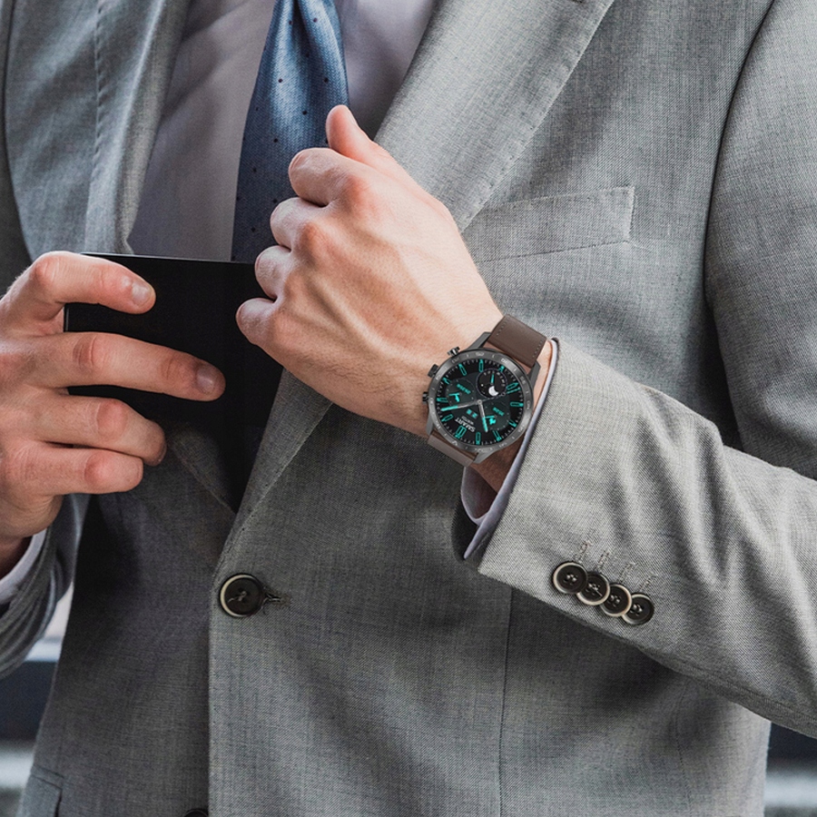 SMARTWATCH ZEGAREK POLSKIE MENU PL SPORT ROZMOWY SMART WATCH MĘSKI PULS Stan opakowania oryginalne