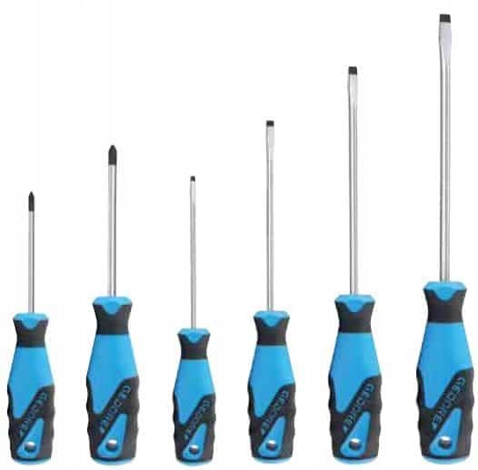 Sada 6 plochých šroubováků/PZ 2150-2160 PZ-06 Gedore