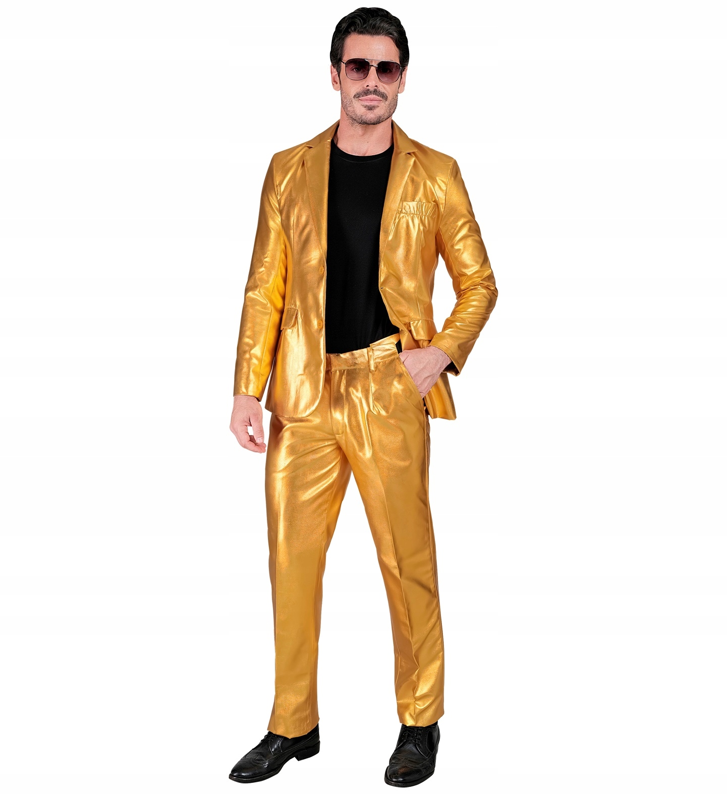 Oblek zlatý pánský vel. M