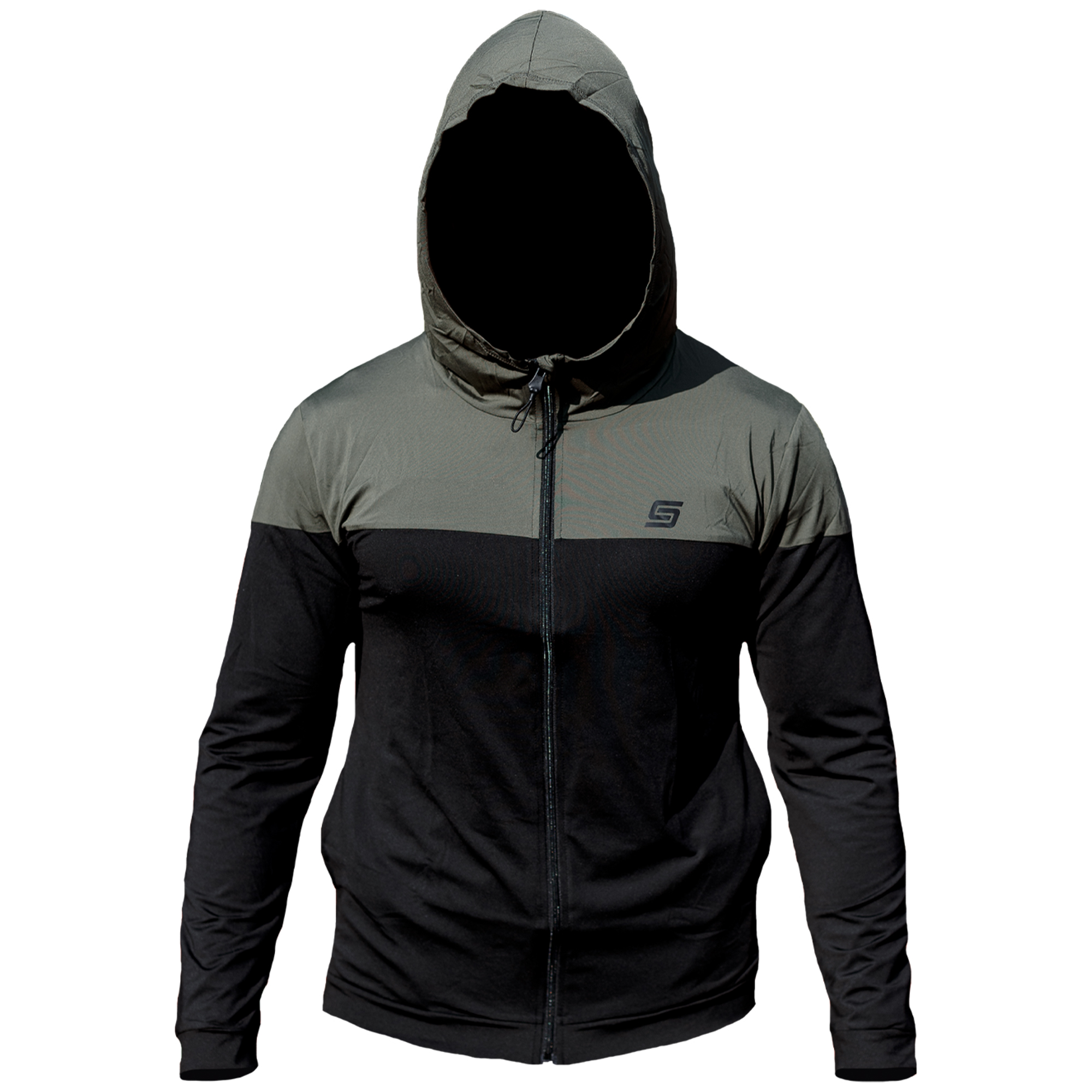 Termoaktywna bluza męska z kapturem gym fitness odzież sportowa kompresyjna