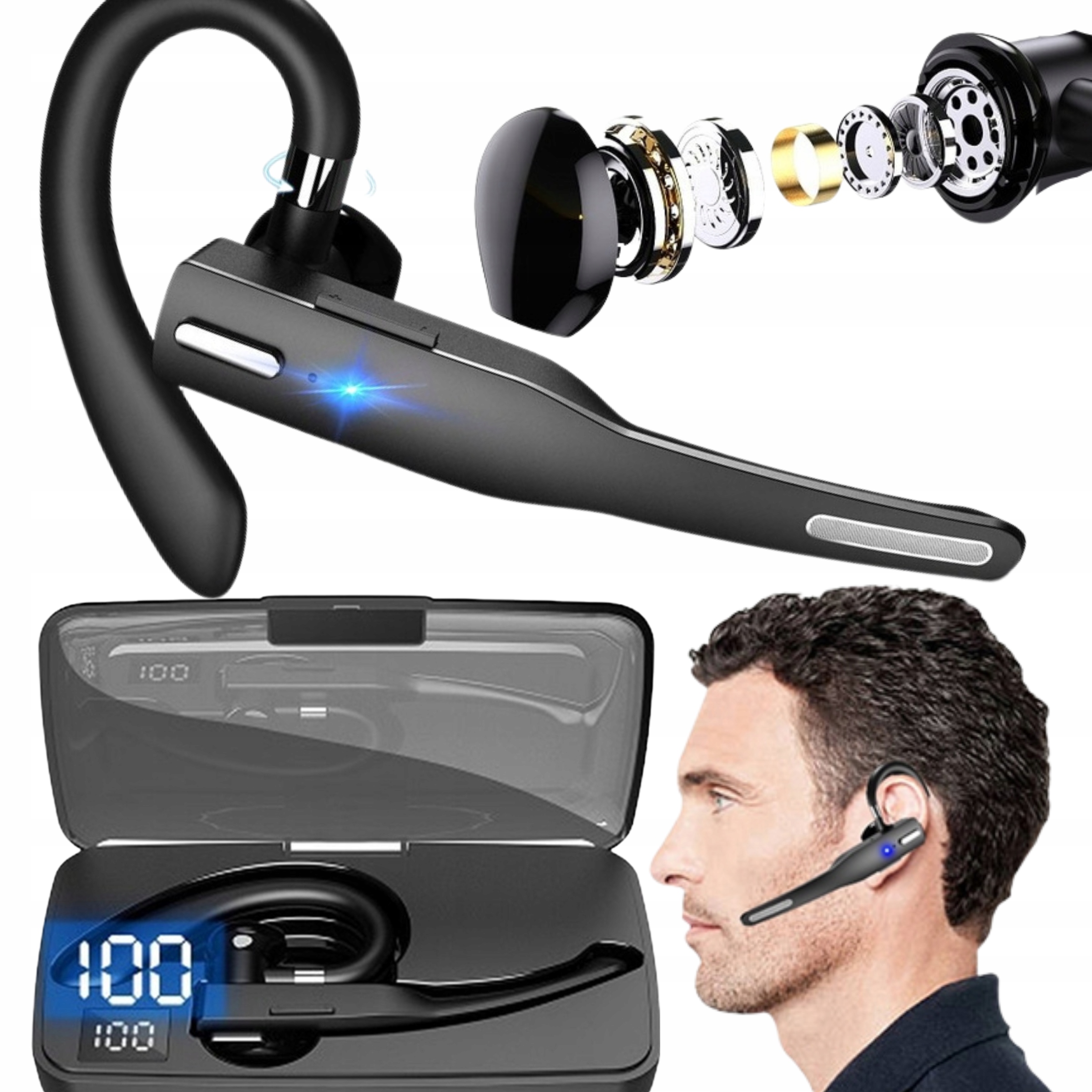 

Słuchawka Bluetooth Bezprzewodowa Dla Kierowcy